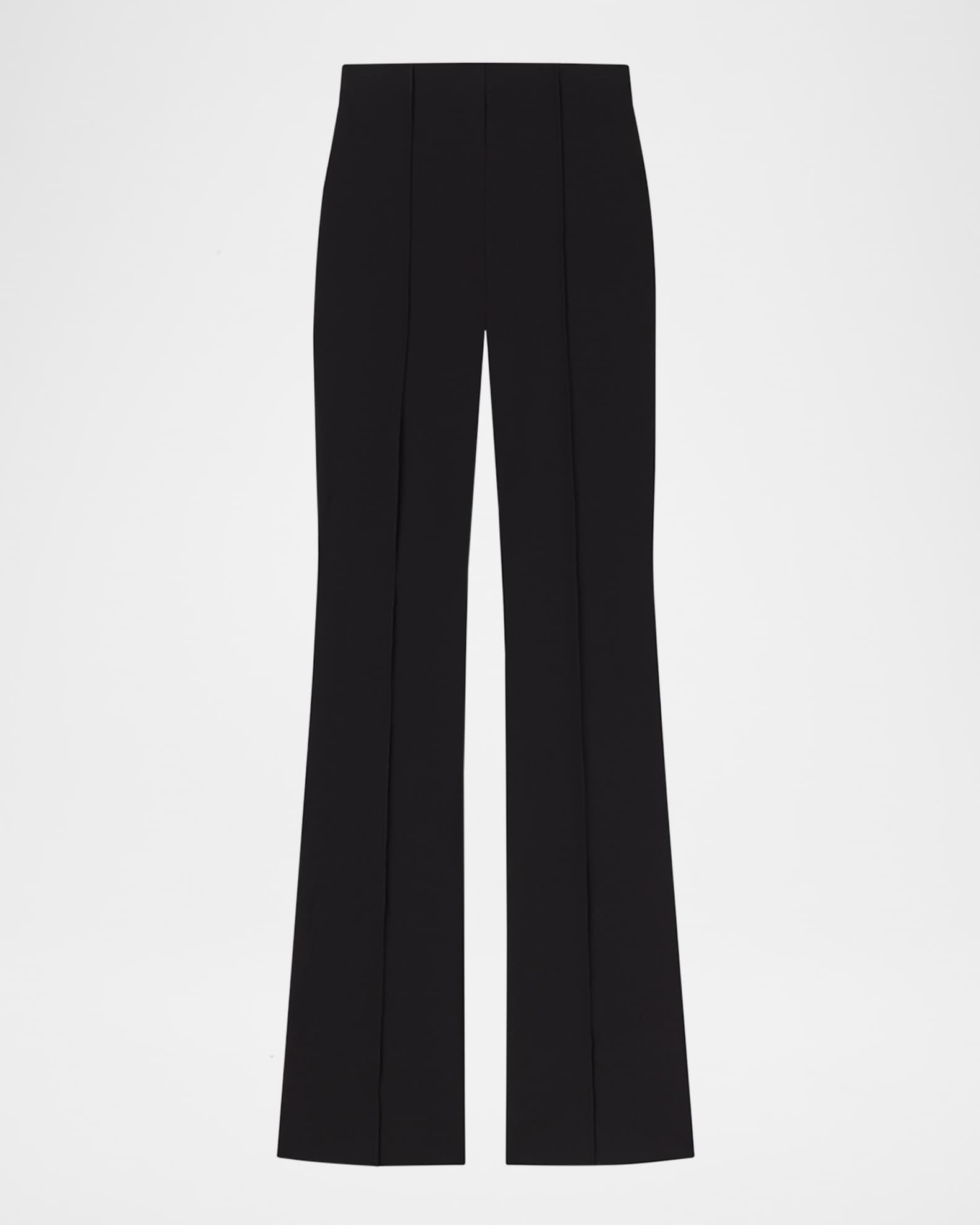 Brooks High-Rise Pintuck Pants 0