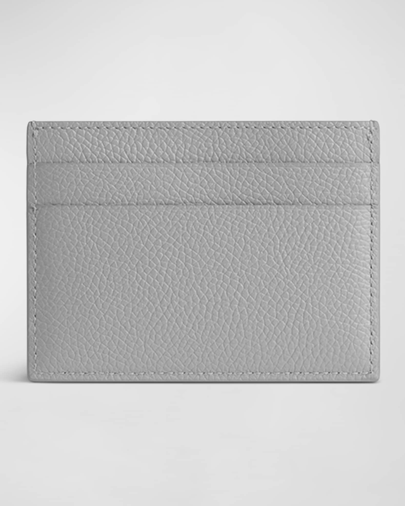 Men s Cash Grained Leather Card Holder