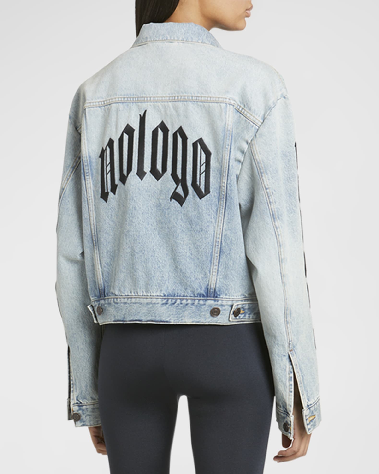 ジャケット BALENCIAGA FW24 SMALL FIT NO LOGO JACKET (793893 TDW144141) Balenciaga Nologo Small Fit Jacket | Neiman Marcus