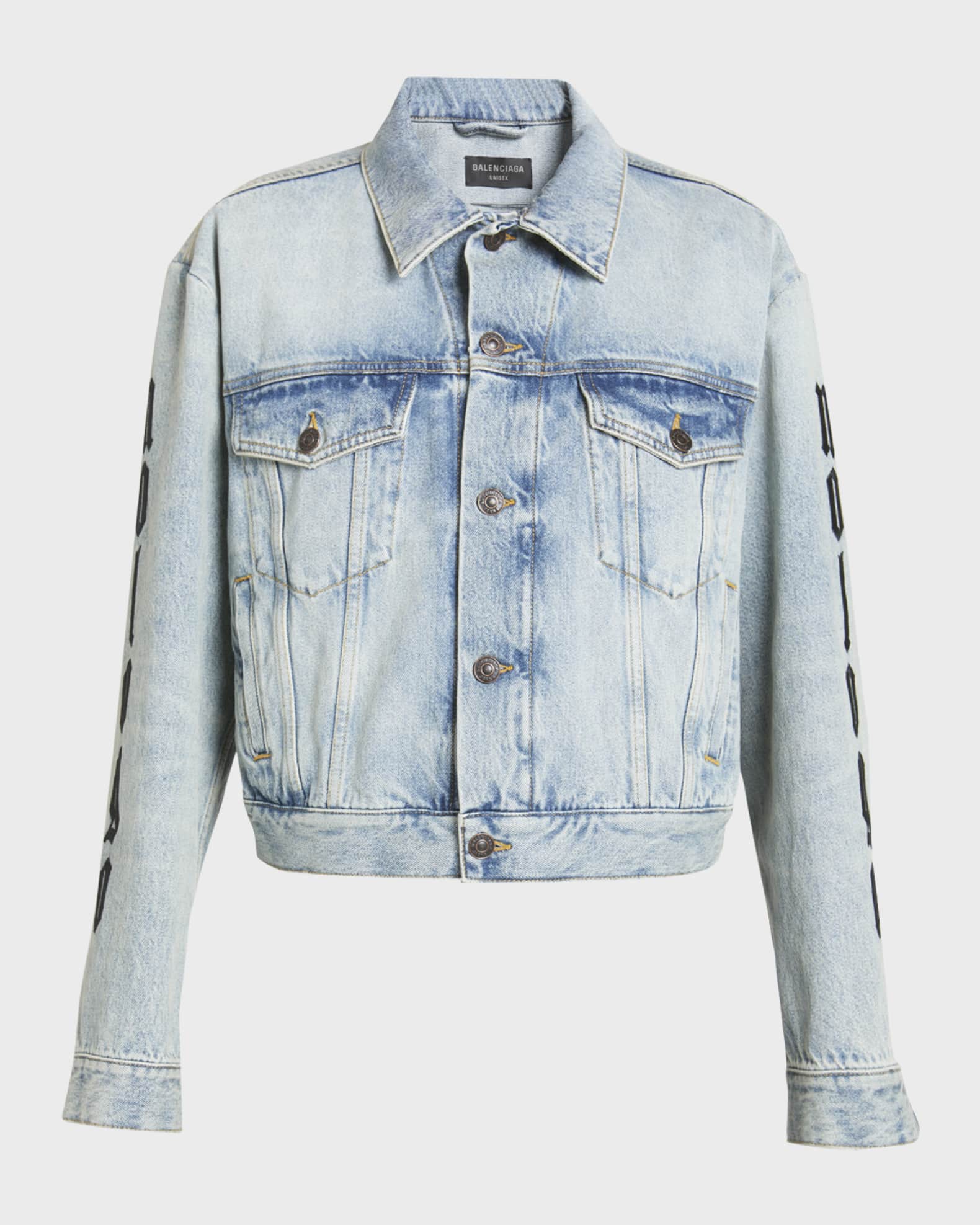 Balenciaga Nologo Small Fit Jacket Neiman Marcus