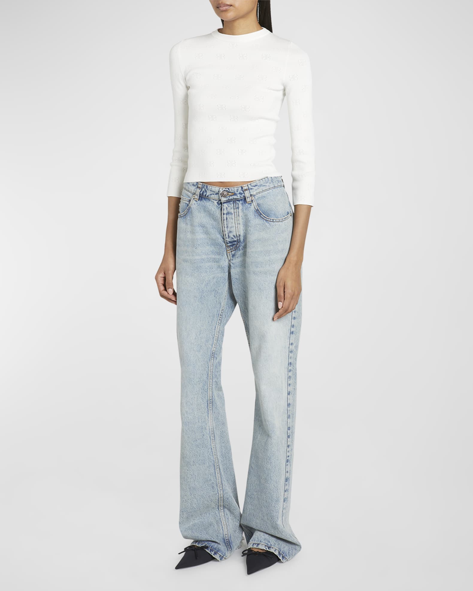 Low Waist Straight Pants