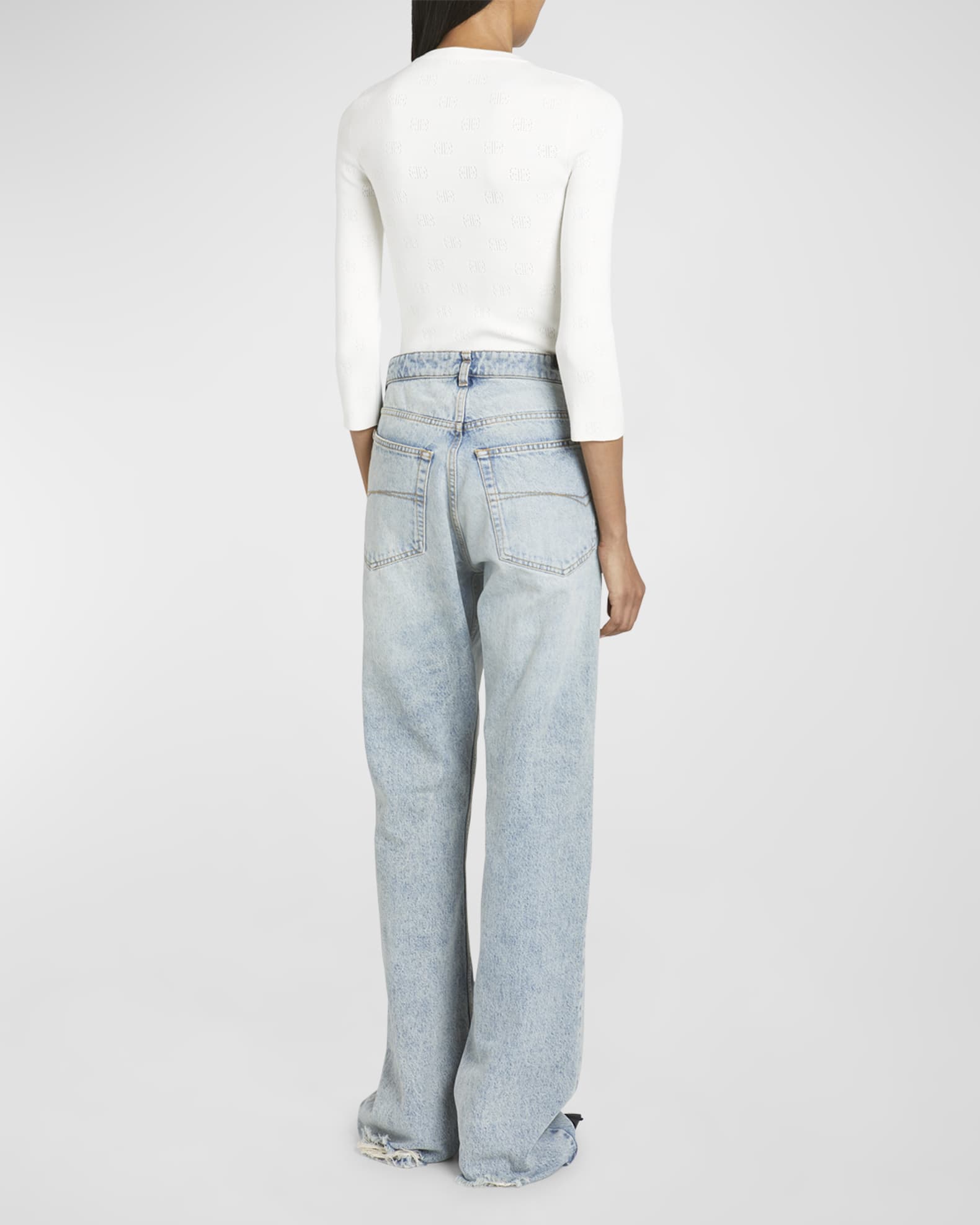 Low Waist Straight Pants