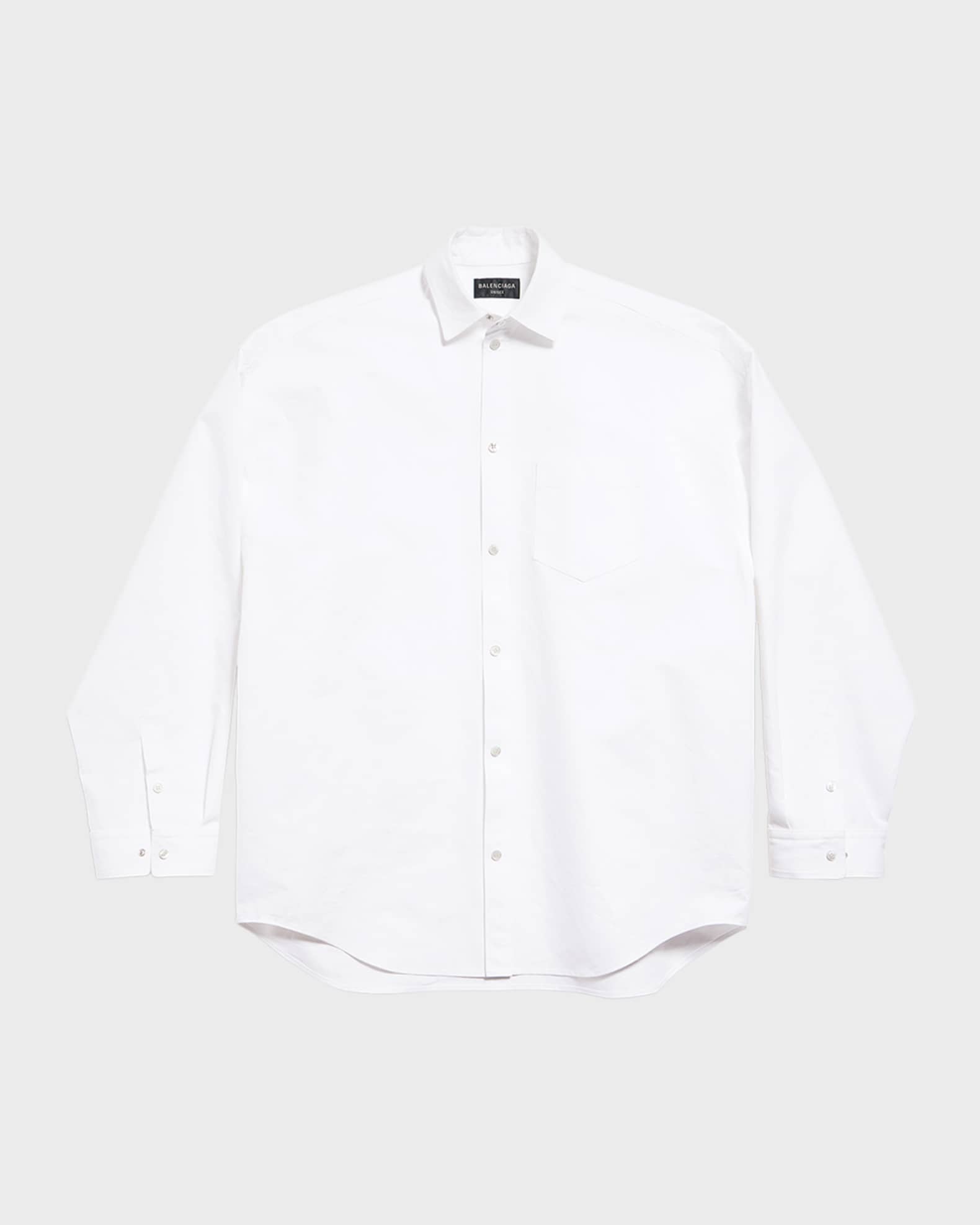Balenciaga Outerwear Shirt Large Fit | Neiman Marcus