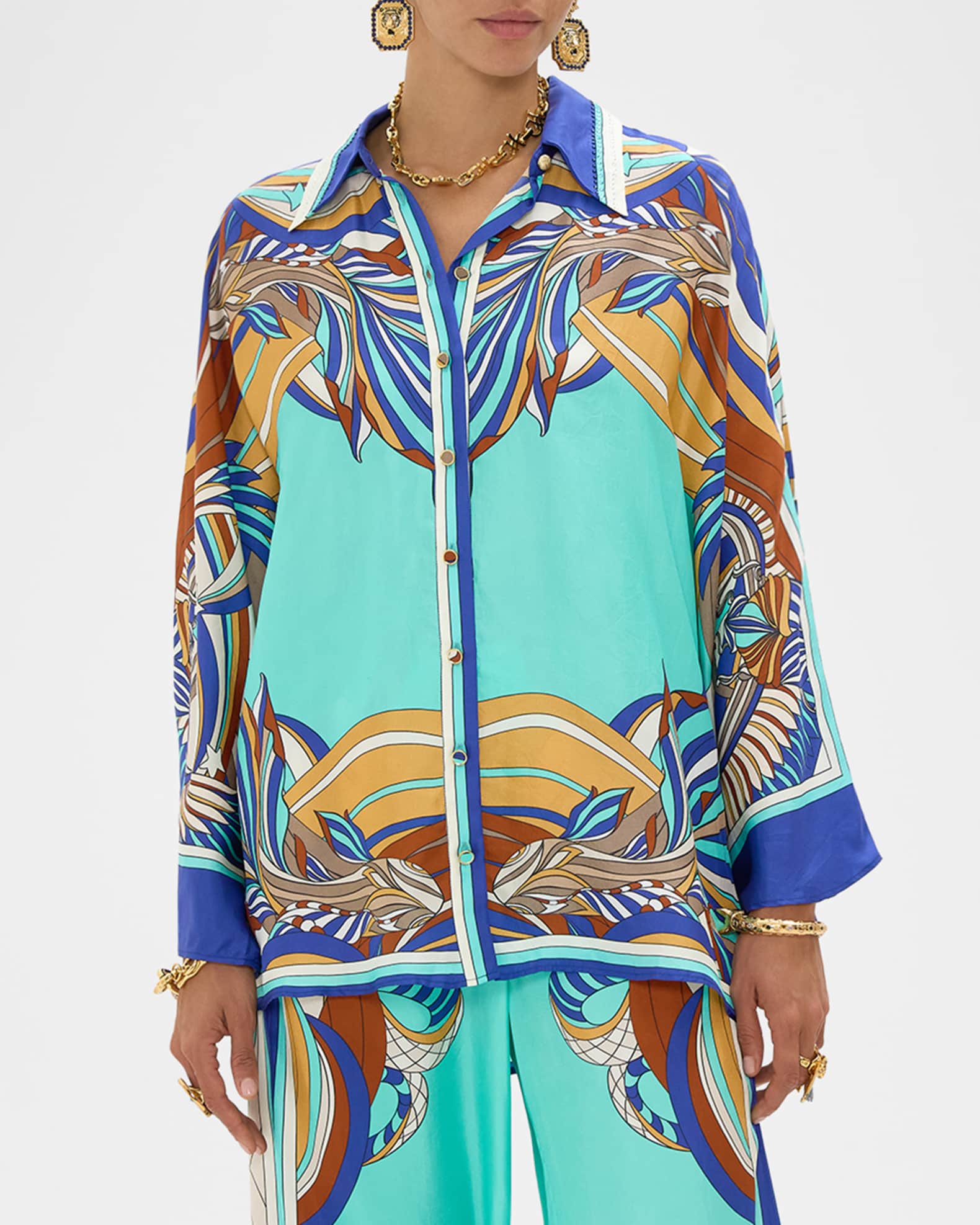 Oasis Oracle Wide Sleeve Blouse 1