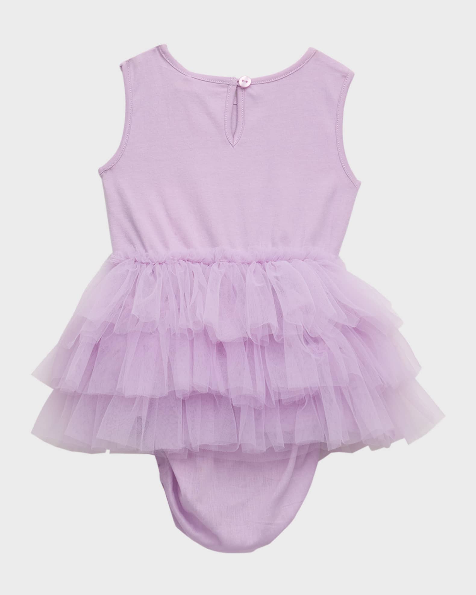  Girl's Mirror Ball Tiered Tutu Dress, Size 3M-24M 1