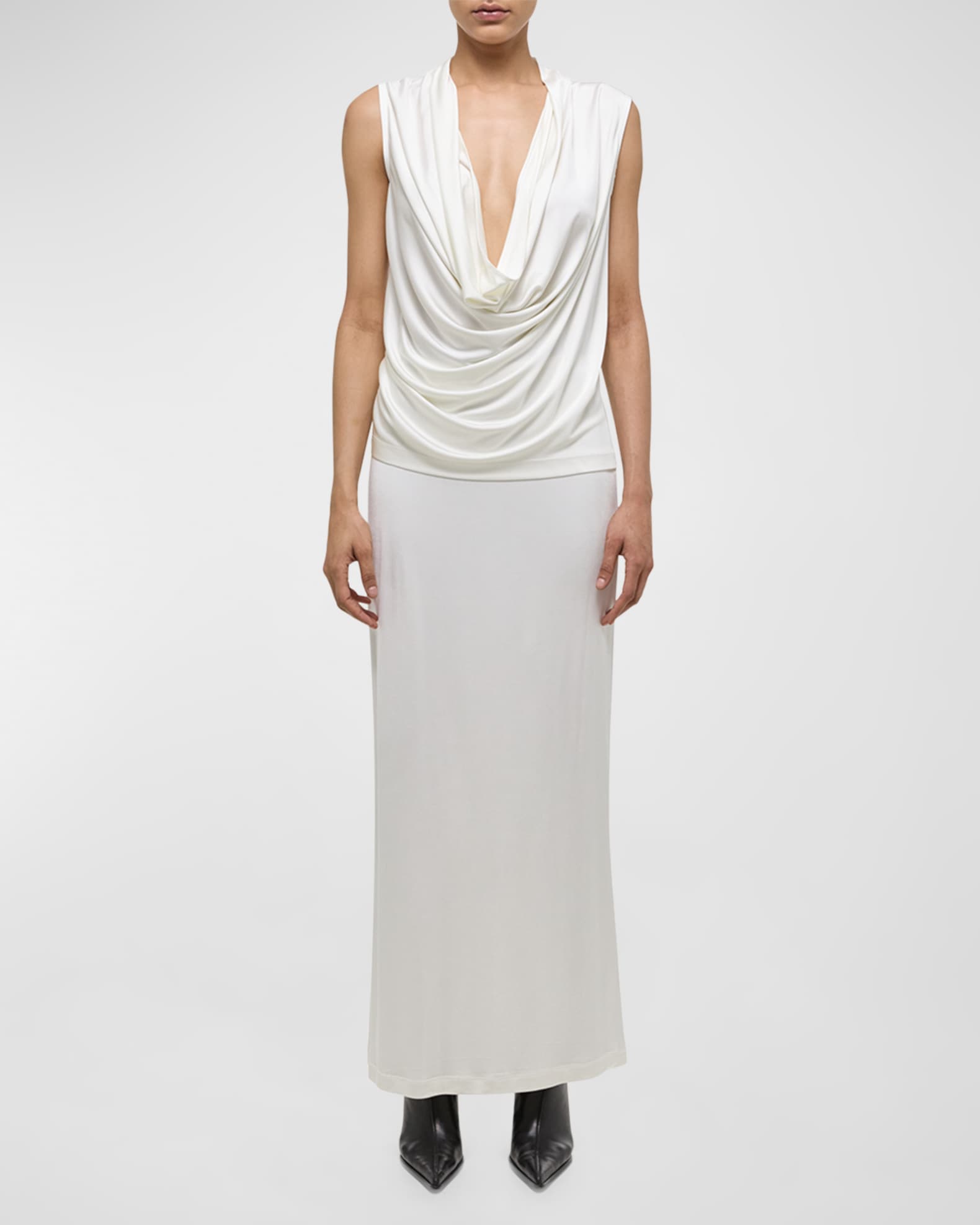 Helmut lang satin maxi skirt clearance
