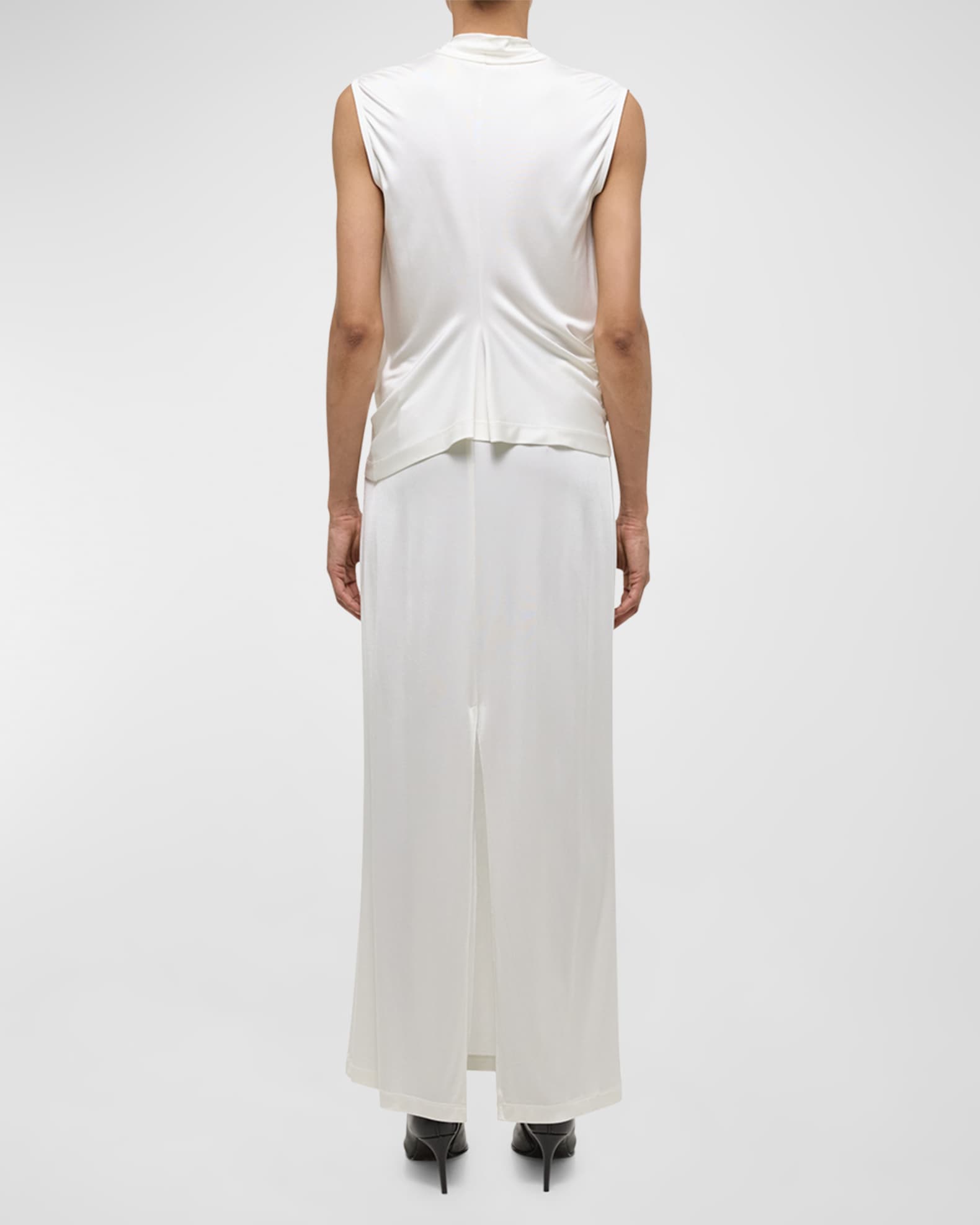 Fluid Jersey Maxi Skirt