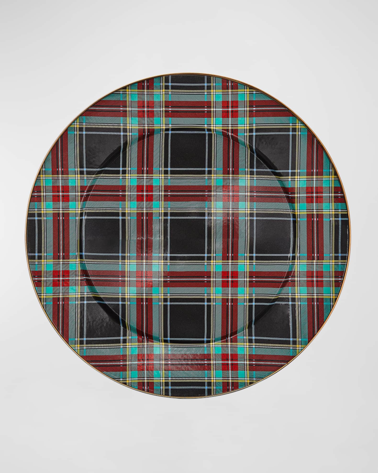 Tartan Black Serving Platter 0