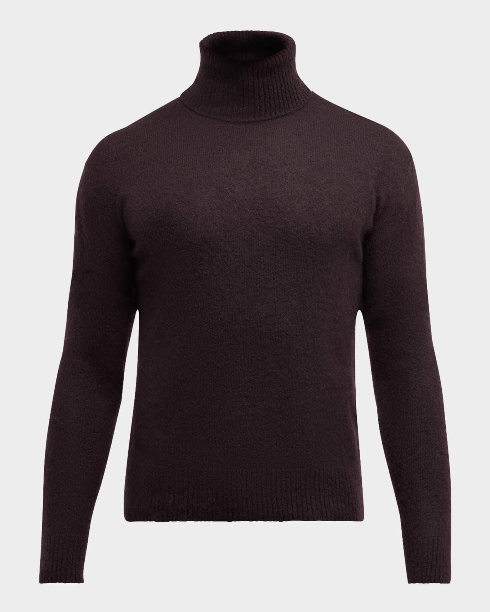 TOM FORD Men's Cashmere and Silk Turtleneck Sweater | Neiman