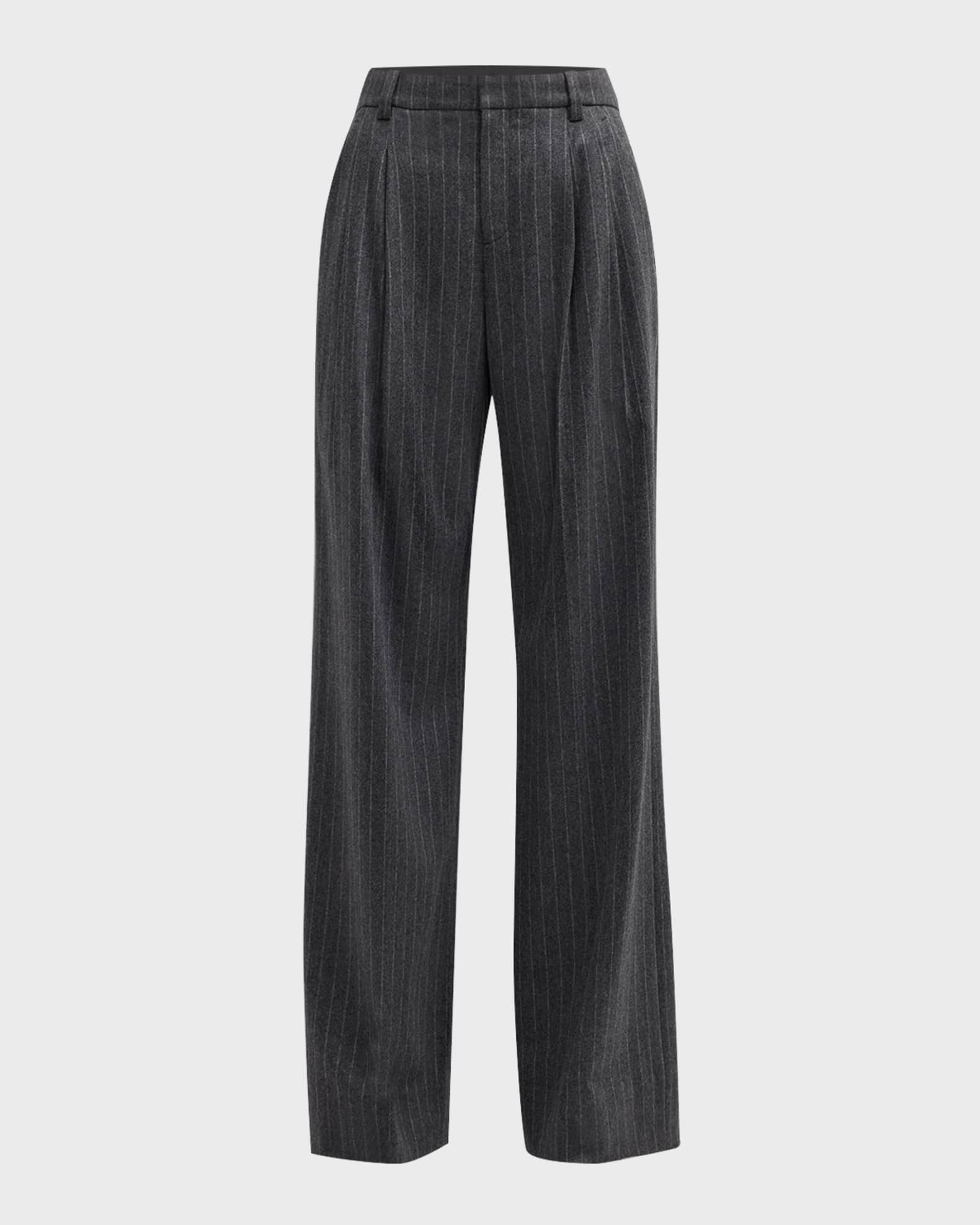 Charles High-Rise Pinstripe Pants 0