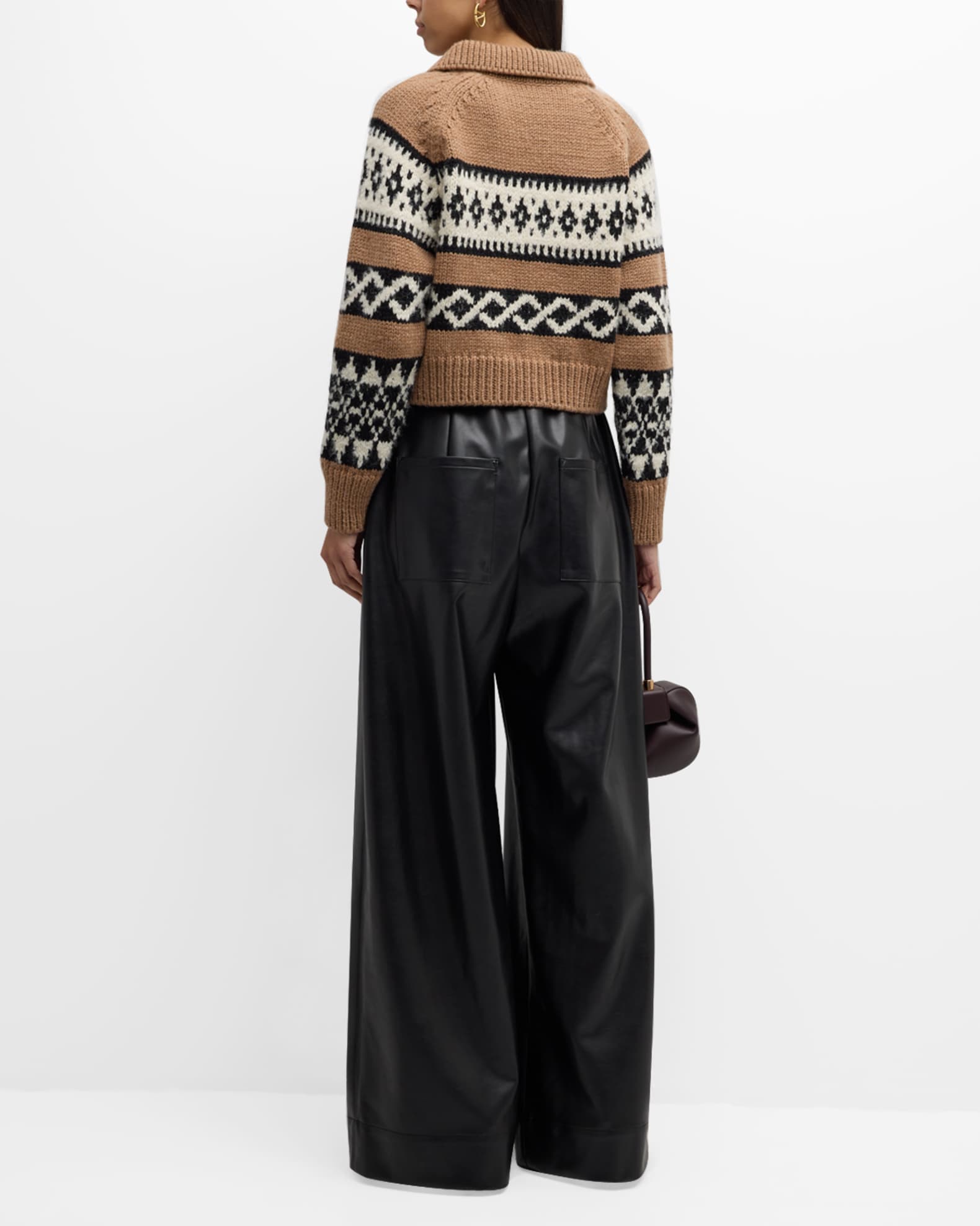 Carter Fair Isle Quarter Zip Sweater