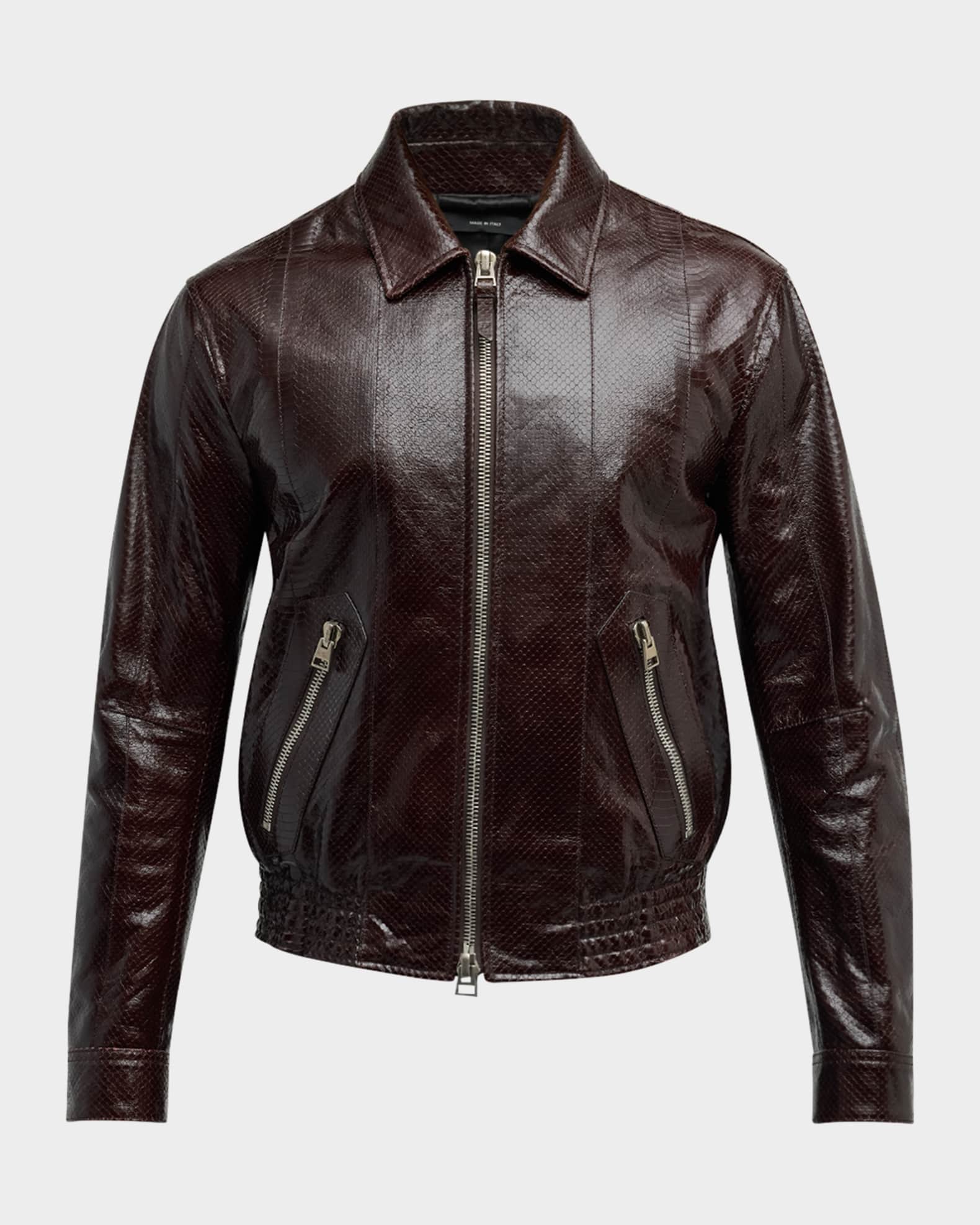 Neiman marcus mens leather jacket clearance
