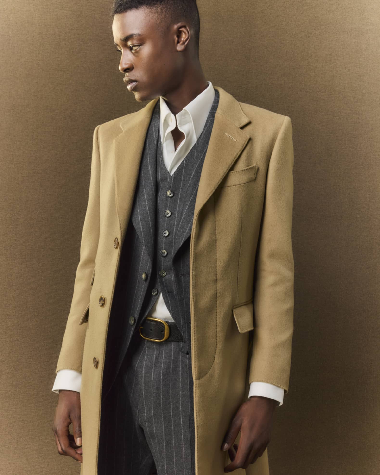 TOM FORD Men s Tailored Wool Cashmere Topcoat Neiman Marcus