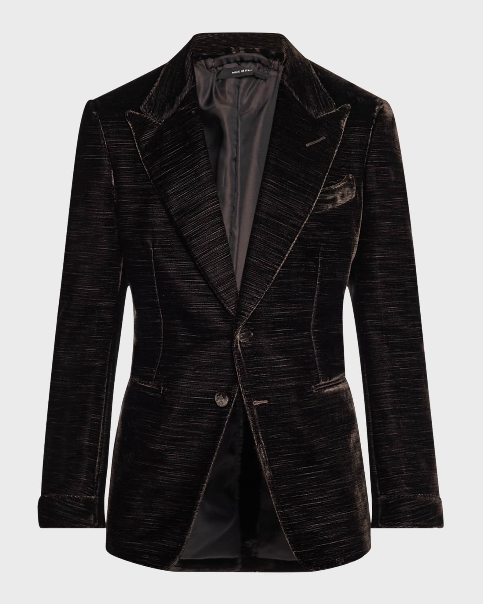 Tom ford velvet jacket mens discount