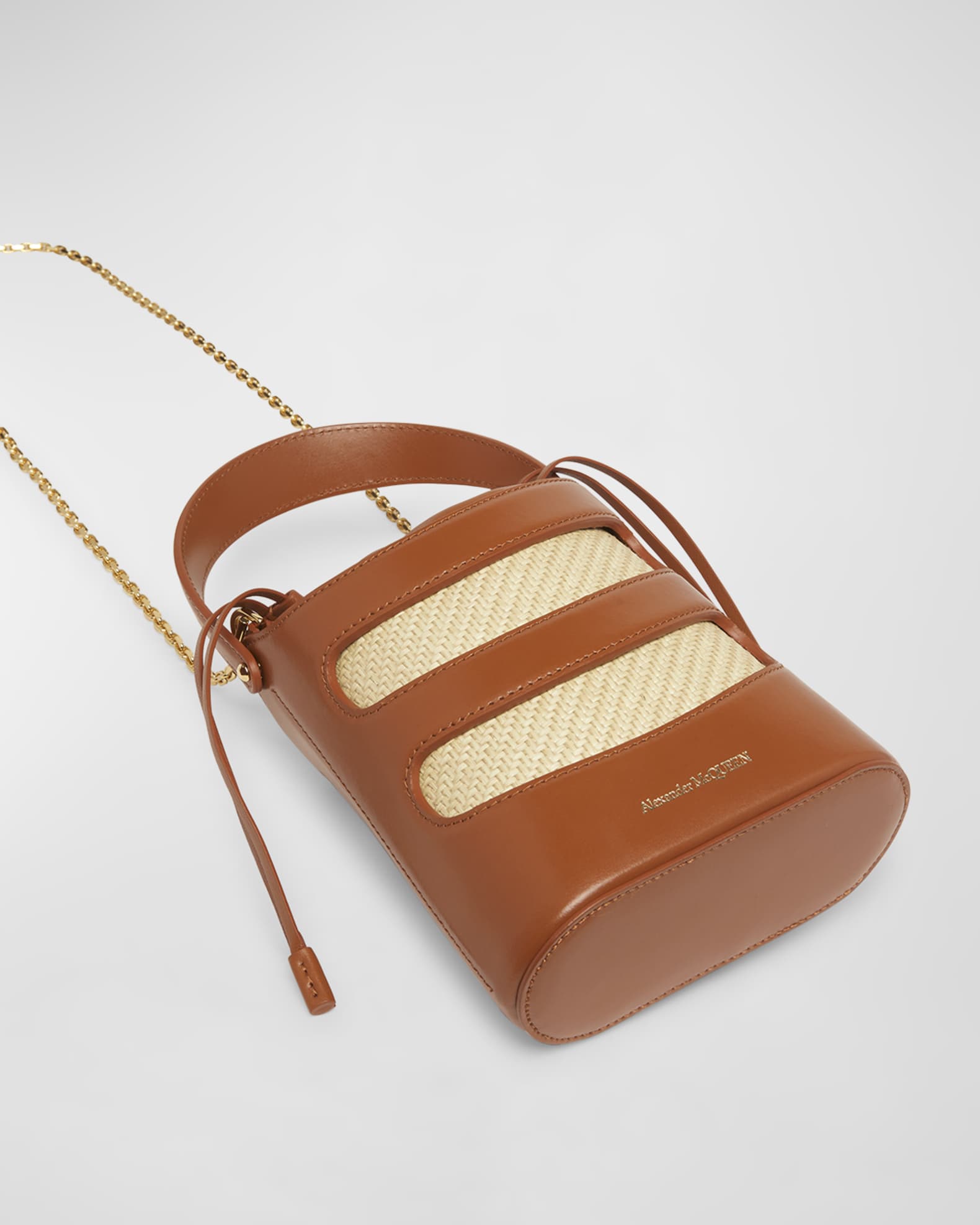 Alexander mcqueen small bucket bag sales