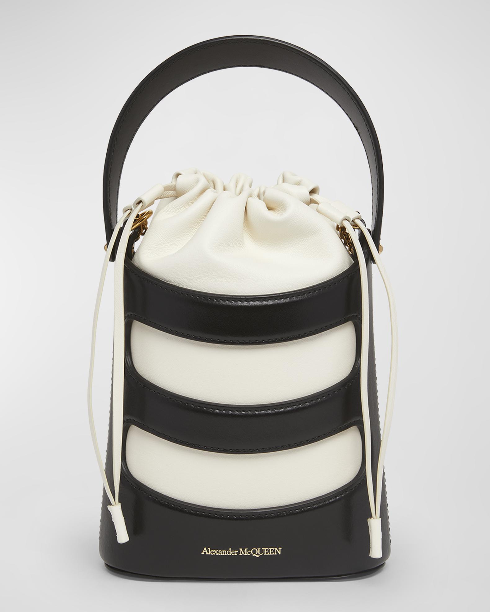 Alexander McQueen The Rise Mini Bucket Bag | Neiman Marcus