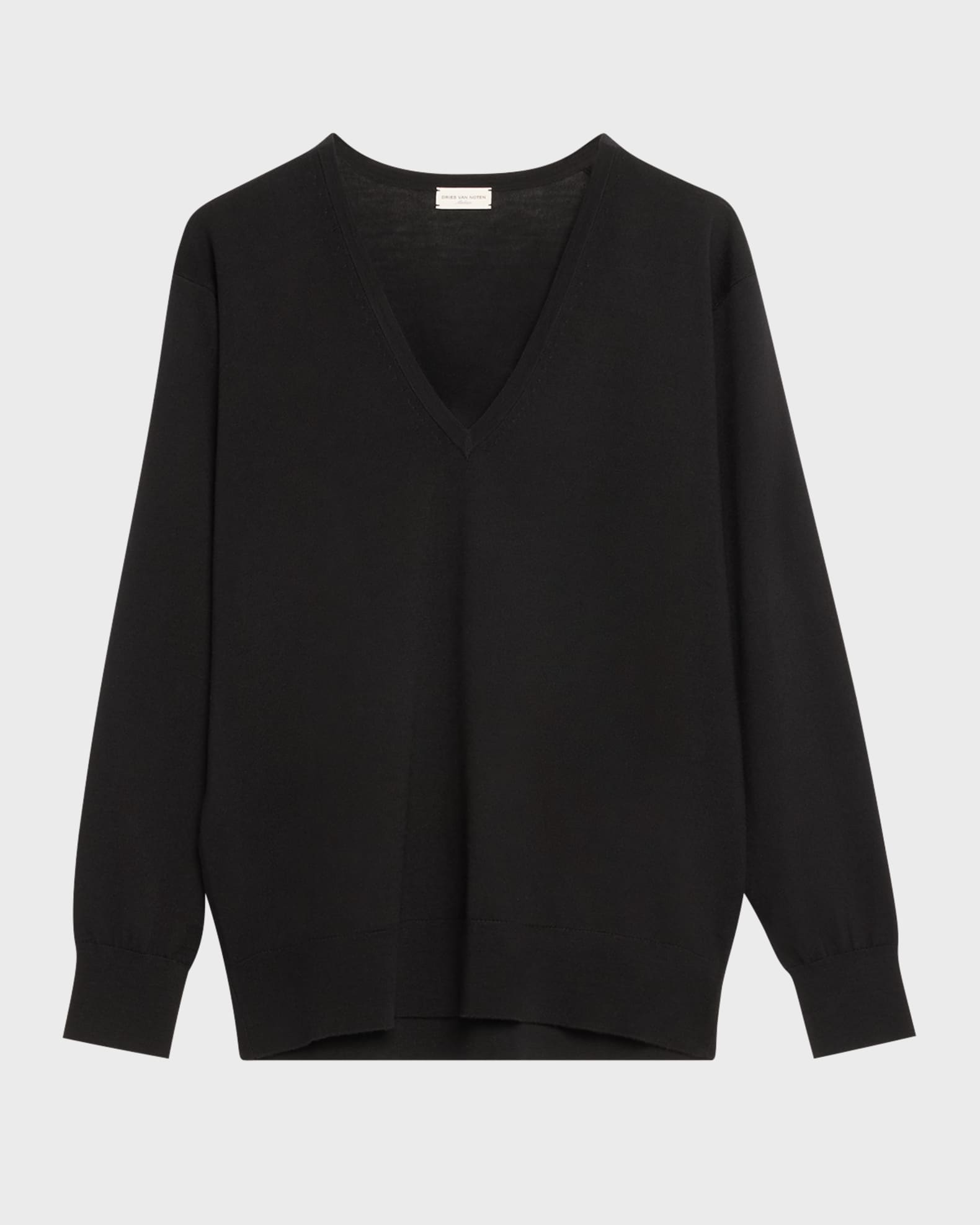 Tuomas V-Neck Wool Sweater 0