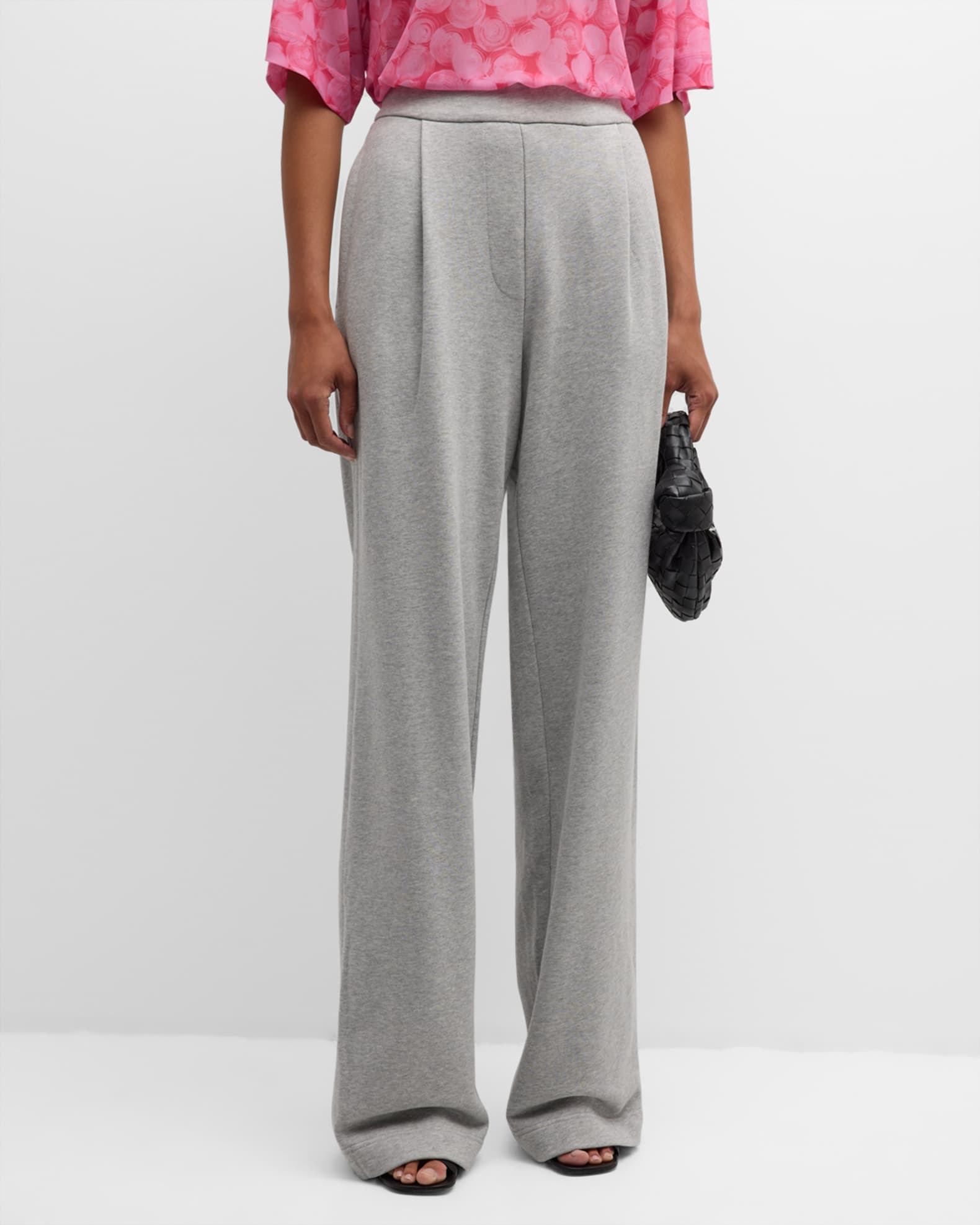 Hartia Pleated Wide-Leg Sweatpants 1