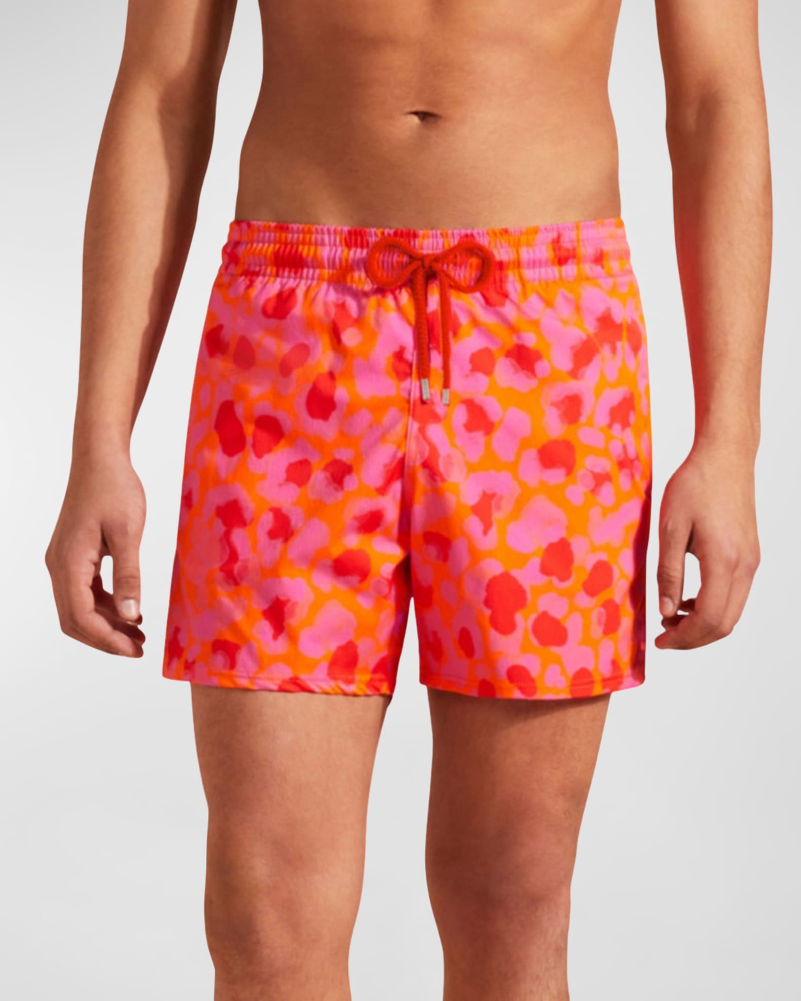 Men's New Leopard Swim Shorts - Thumbnail 2