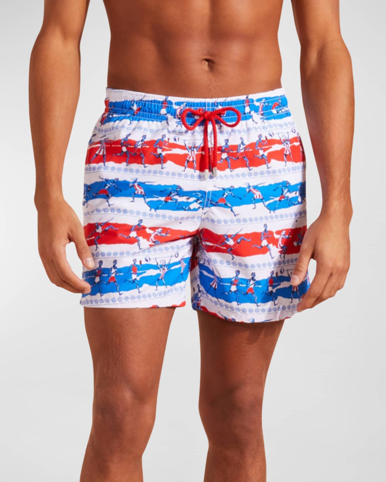 Vilebrequin Men's Olympics Swim Shorts | Neiman Marcus