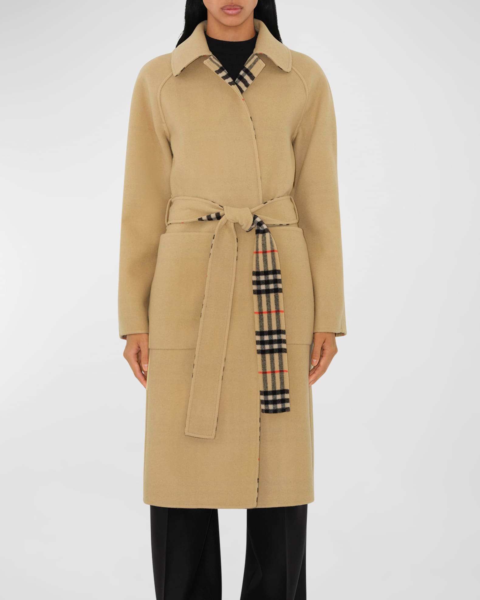 Burberry coat check new arrivals