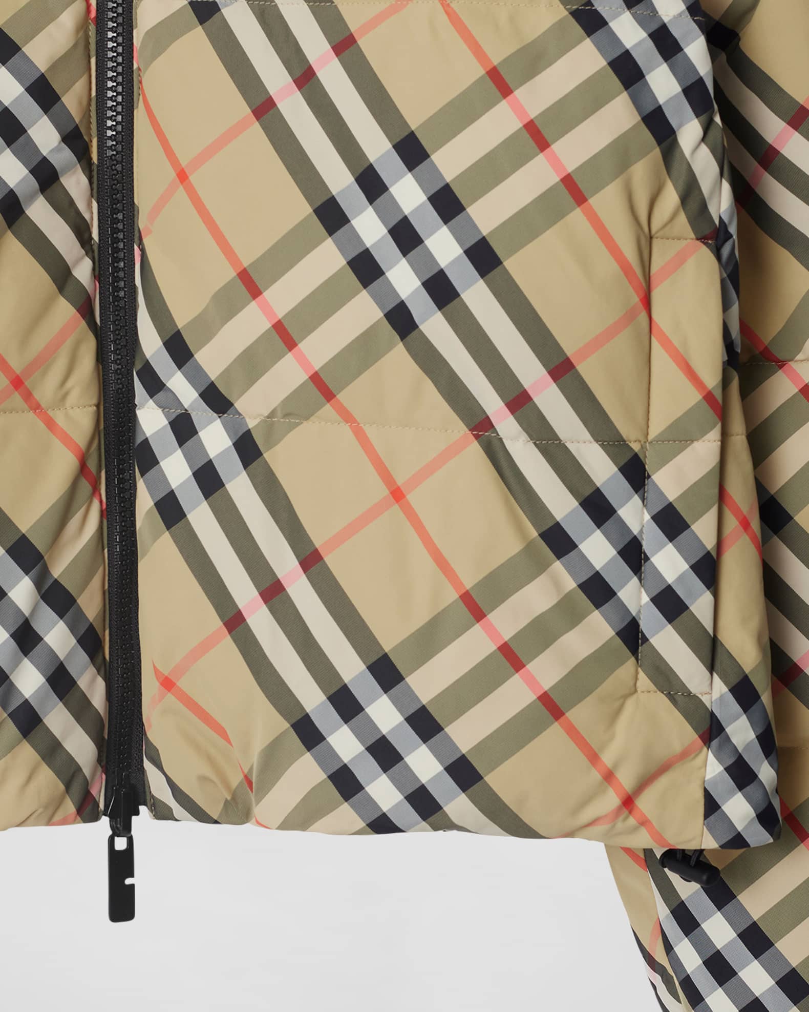 Burberry Reversible Check Short Puffer Jacket | Neiman Marcus Burberry Reversible Check Short Puffer Jacket | Neiman Marcus