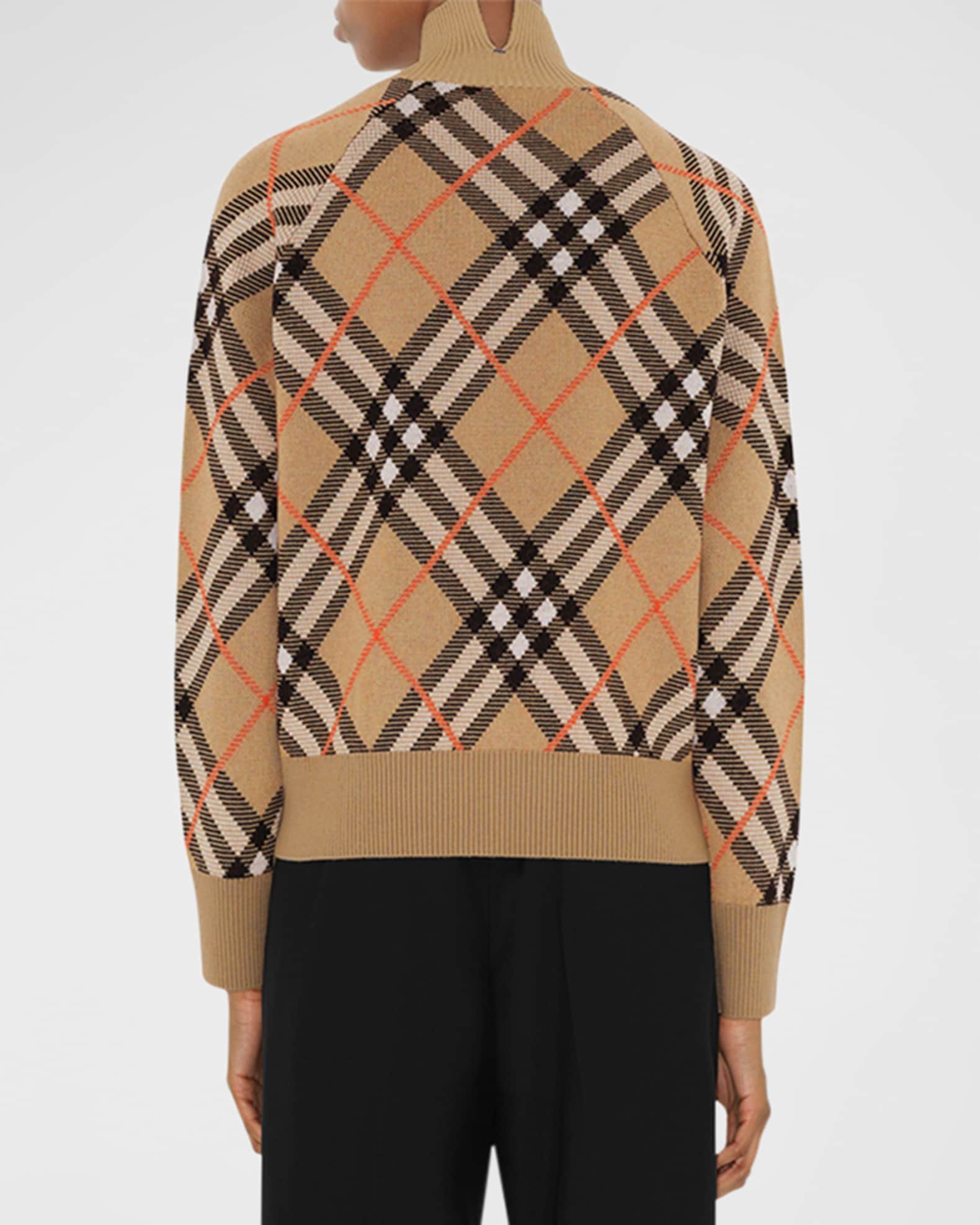 Check Knitwear Jacket