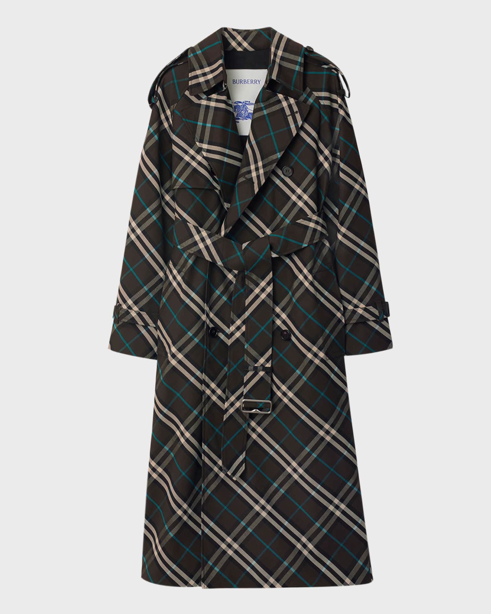 Burberry print coat discount