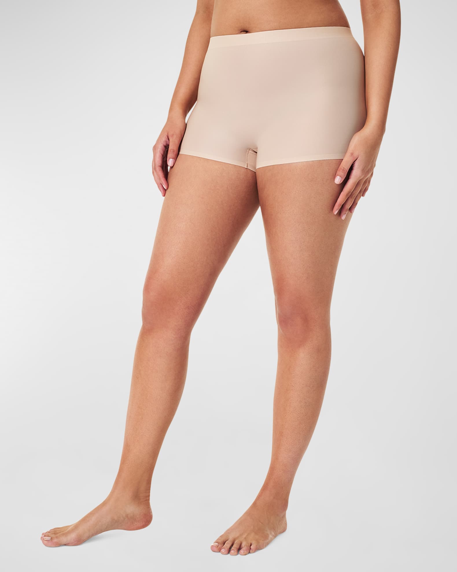 Sheer Power High-Rise Control Boyshorts 0