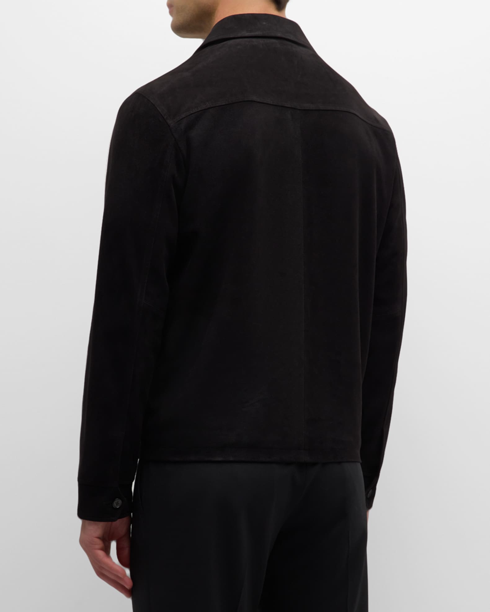 Theory Men s Hazelton Leather Blouson Jacket Neiman Marcus