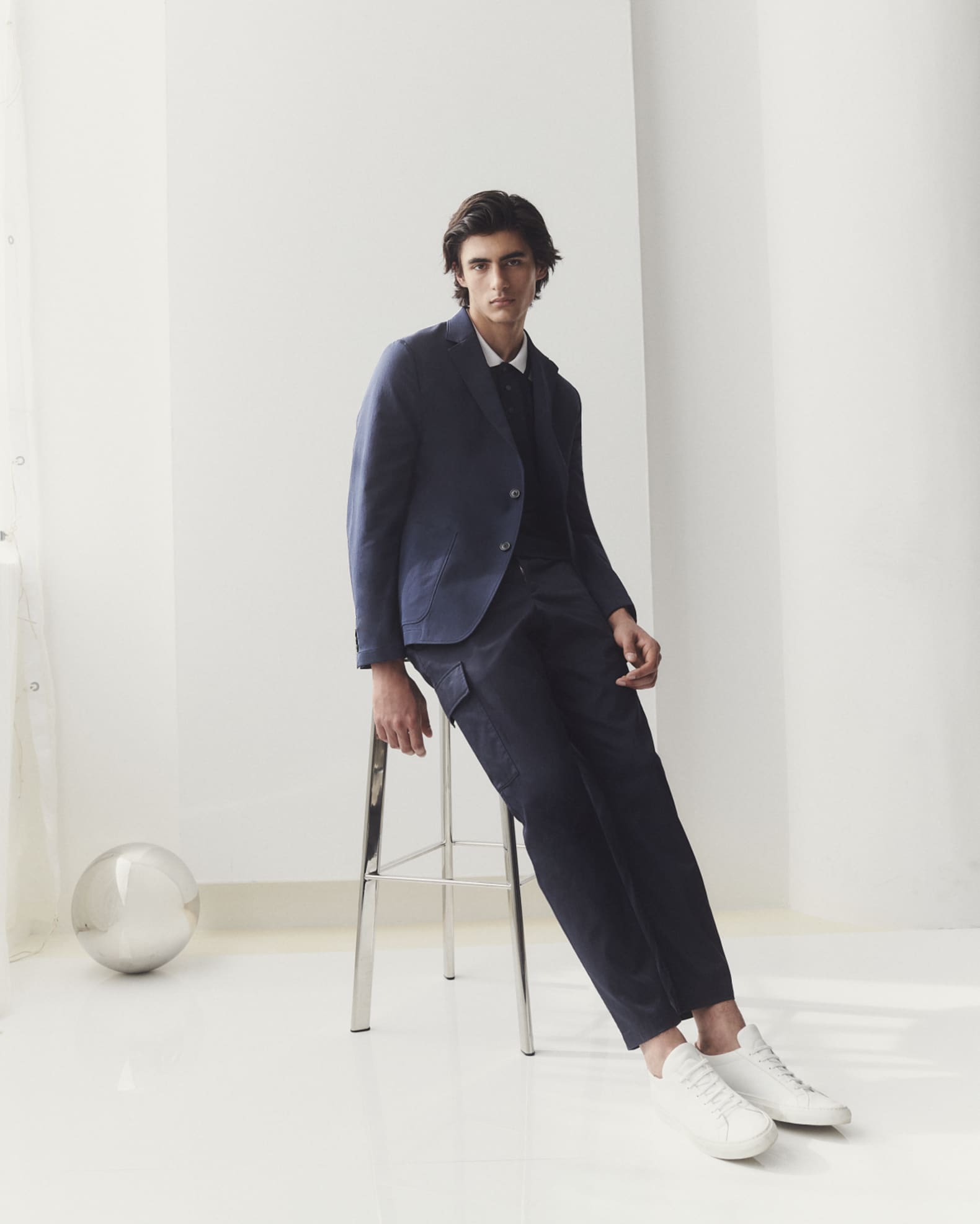 Theory Men's Clinton Blazer in Aero Poly | Neiman Marcus