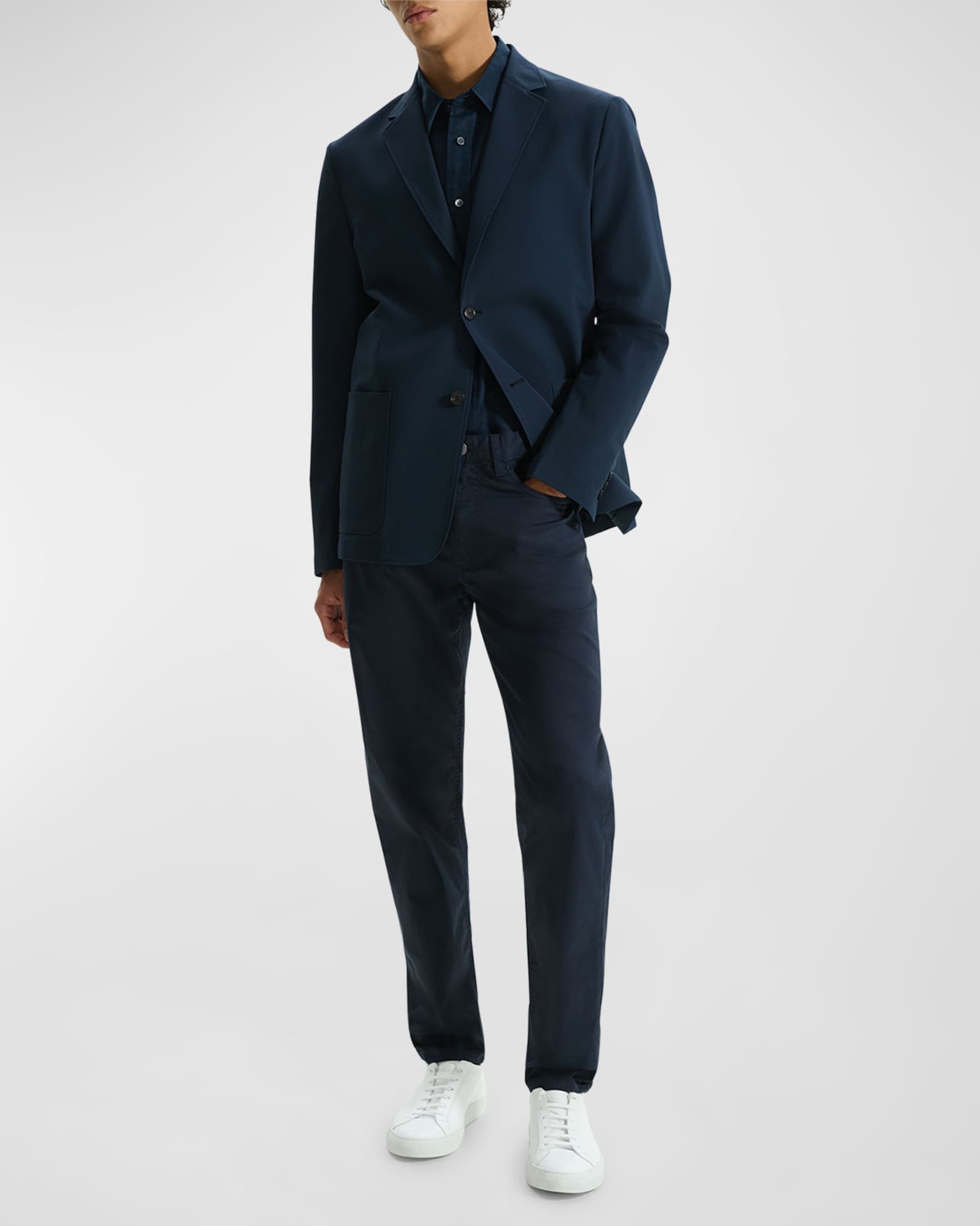Theory Men's Clinton Blazer in Aero Poly | Neiman Marcus