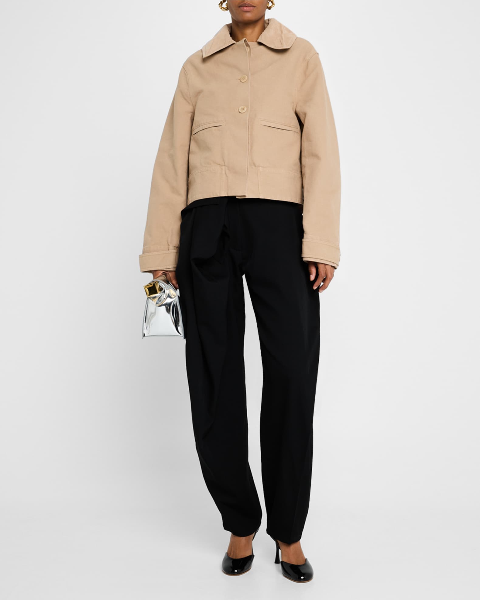 Cropped Workwear Jacket