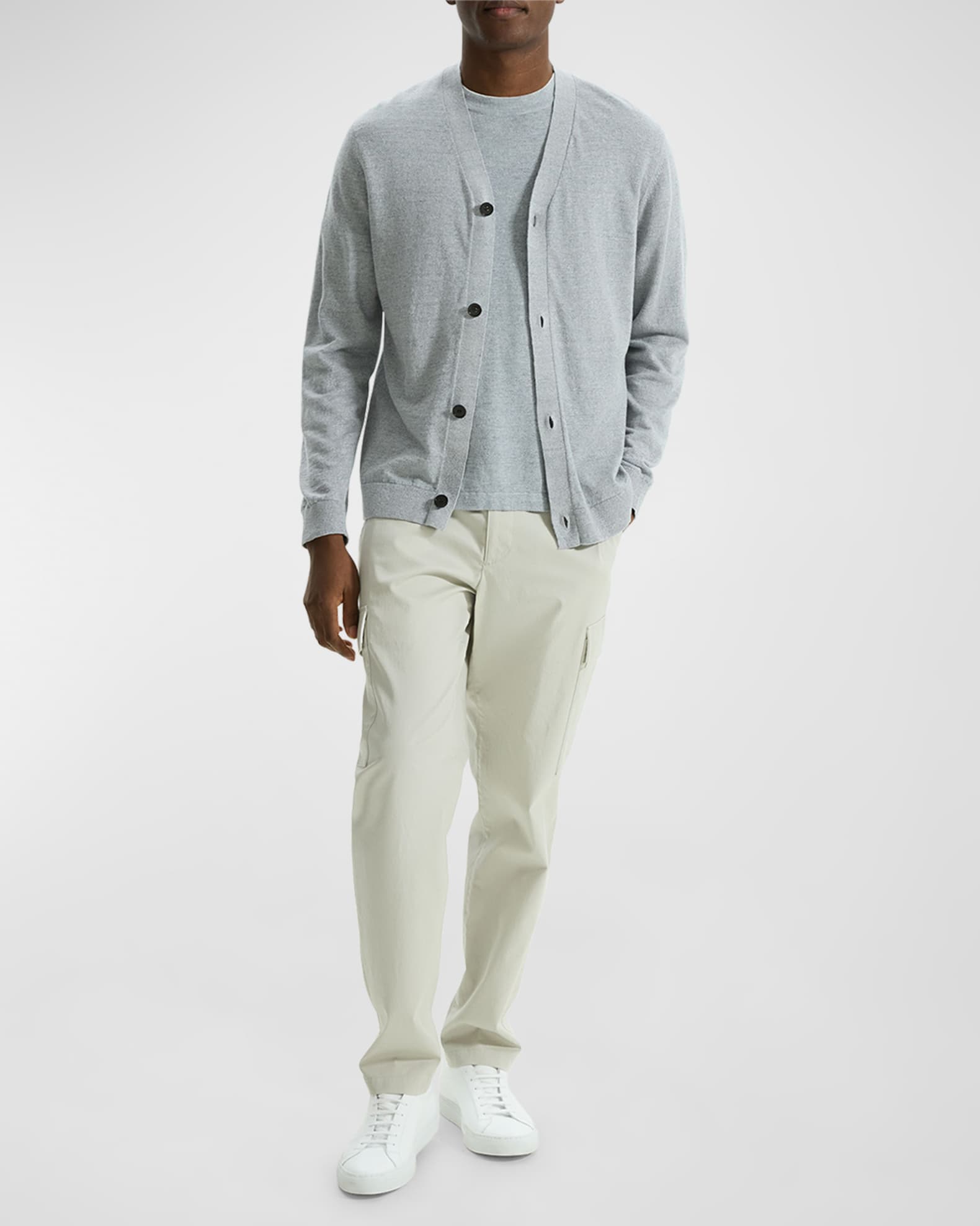 Theory linen cardigan cheap