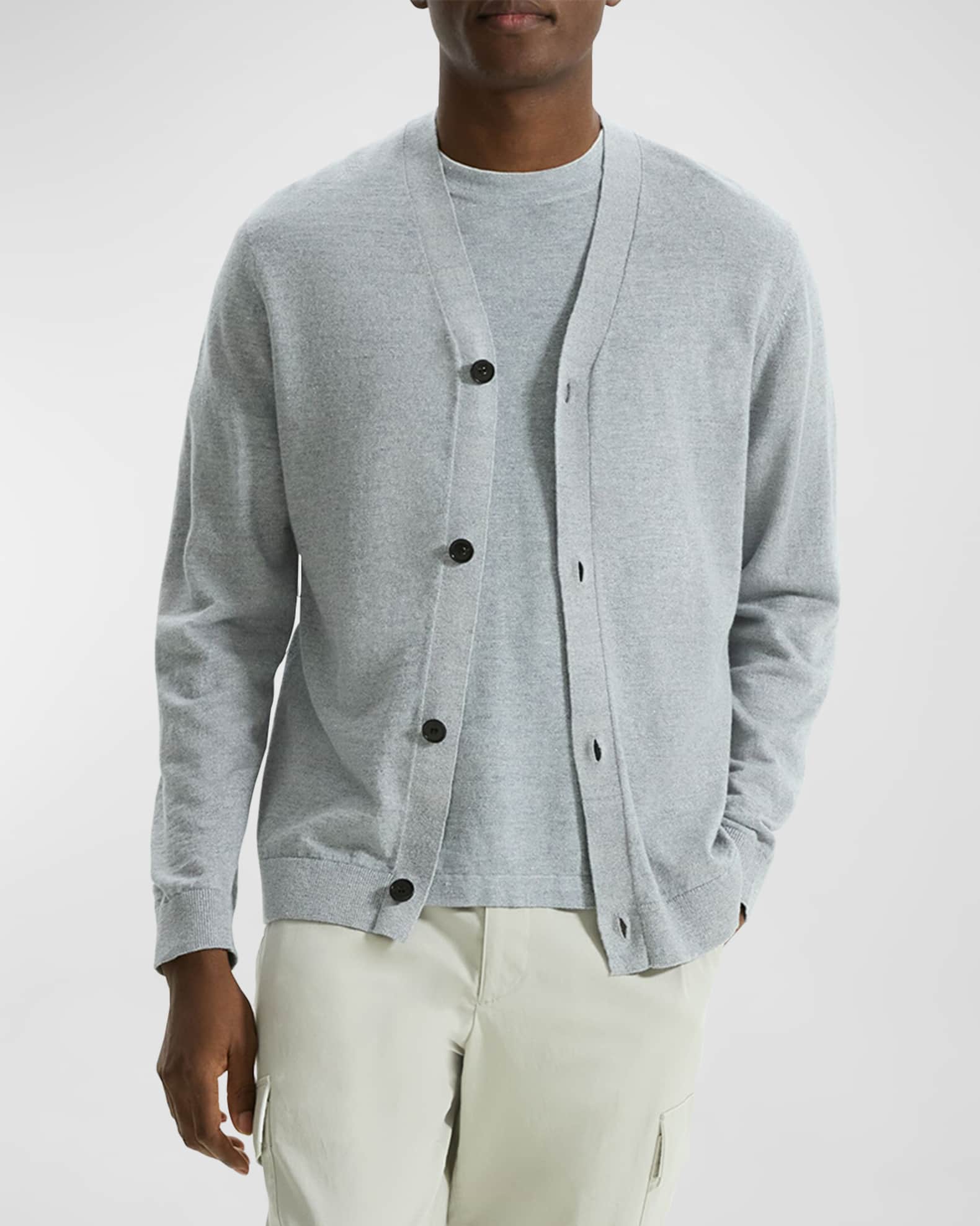 Theory linen cardigan shop