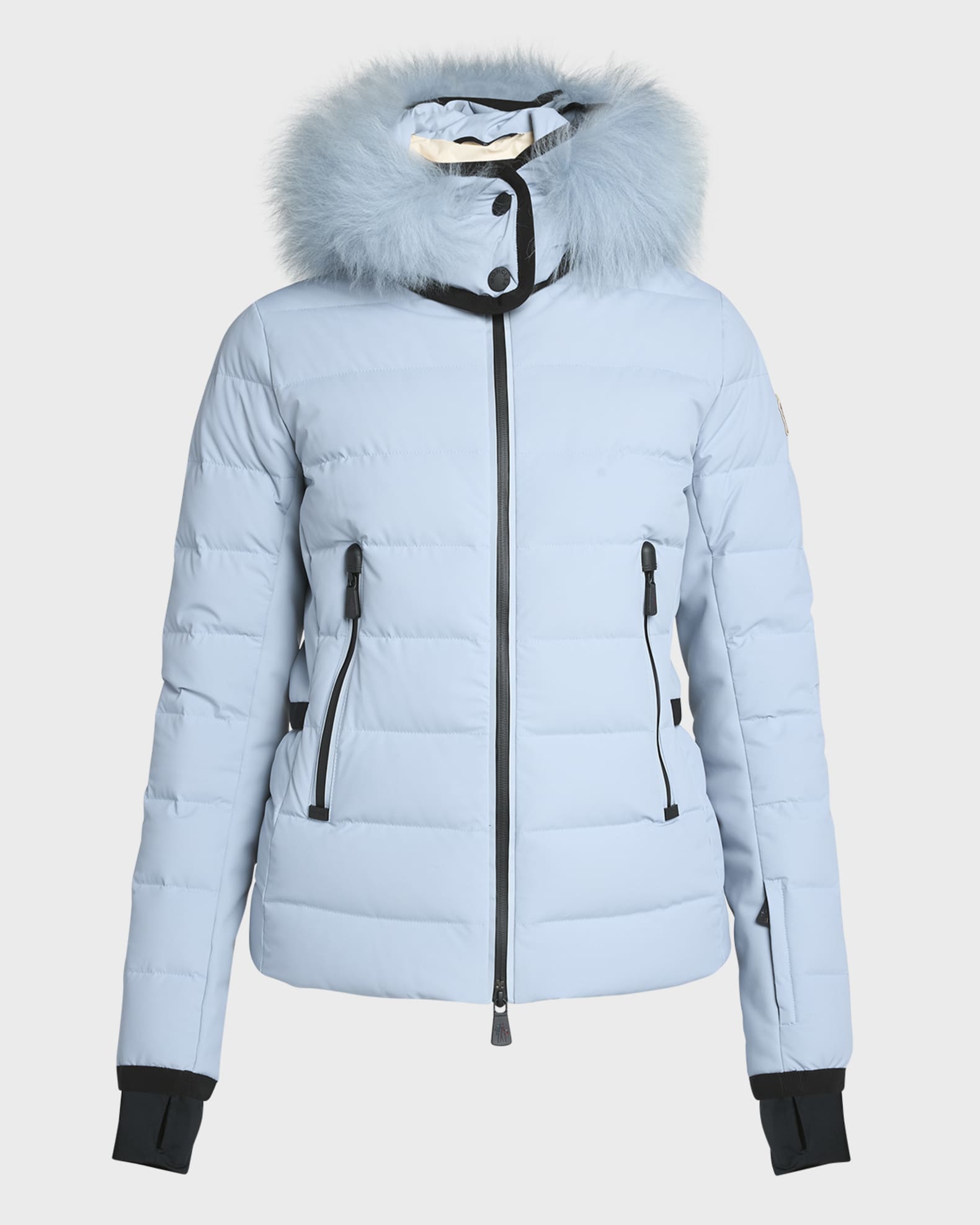 Lamoura Puffer Jacket with Shearling Trim 0