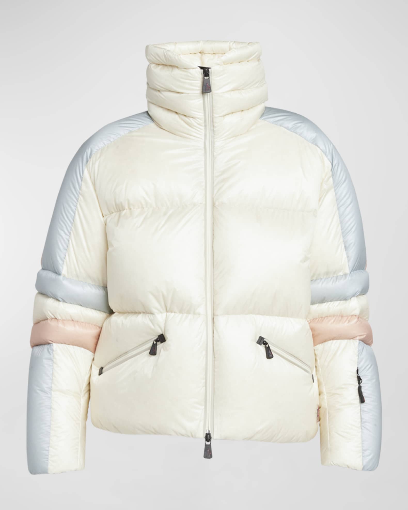 Mismi Colorblock Puffer Bomber Jacket
