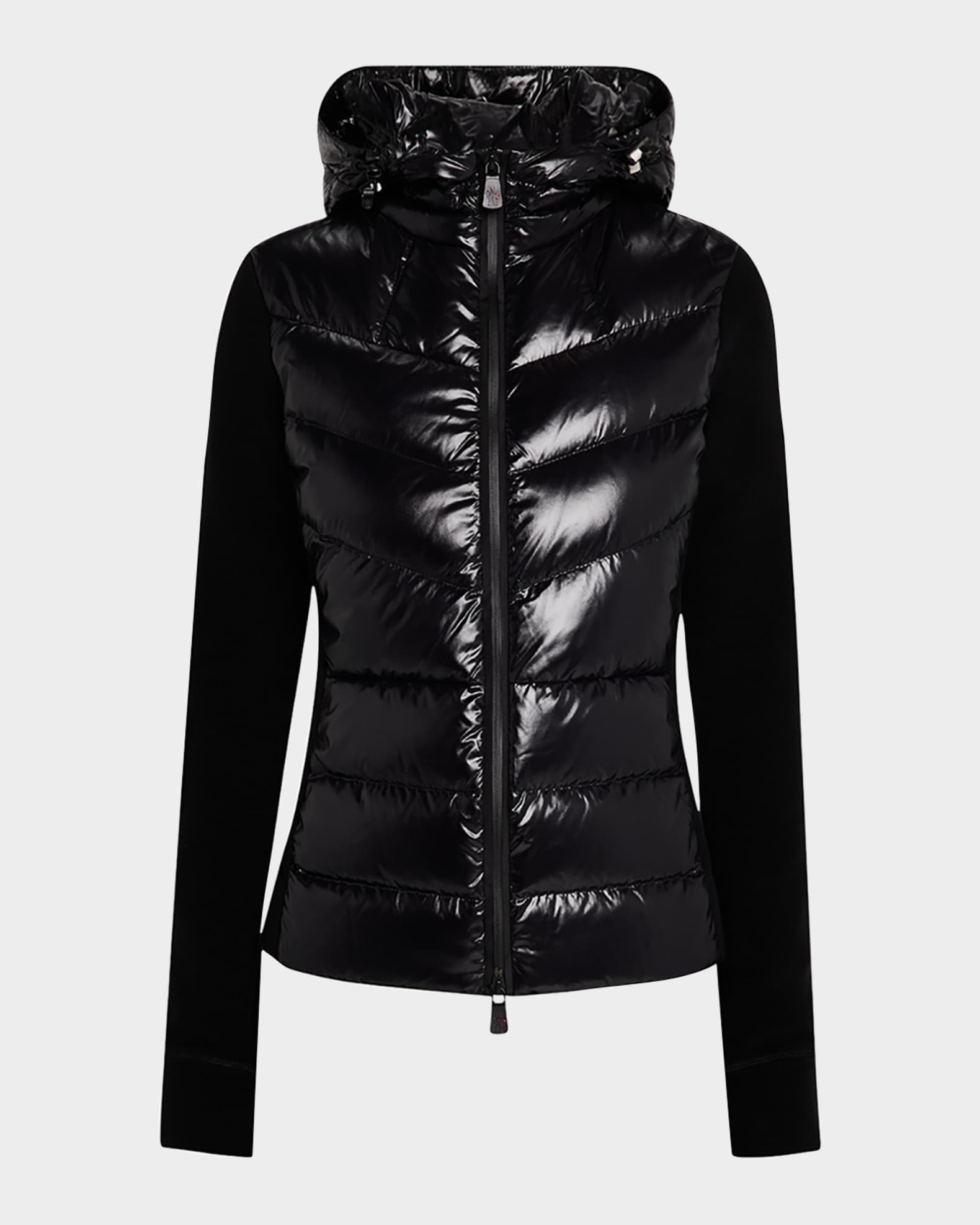 Puffer Polar Fleece Zip-Up Cardigan 0