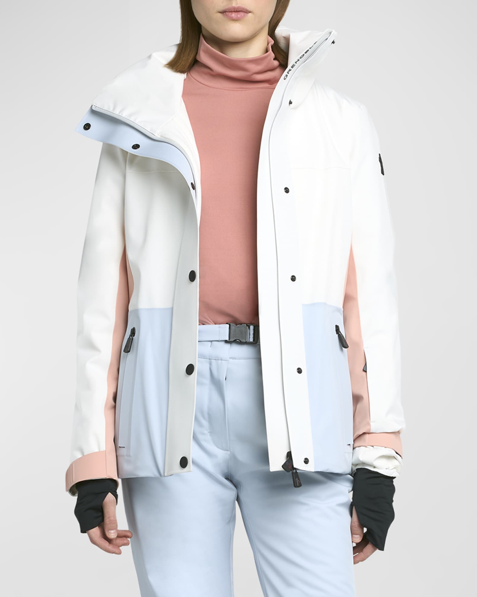 Moncler Grenoble Hainets PrimaLoft Belted Jacket | Neiman Marcus