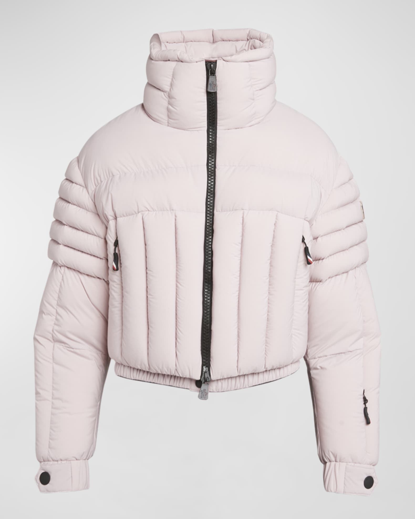 Flims Cropped Puffer Bomber Jacket  0