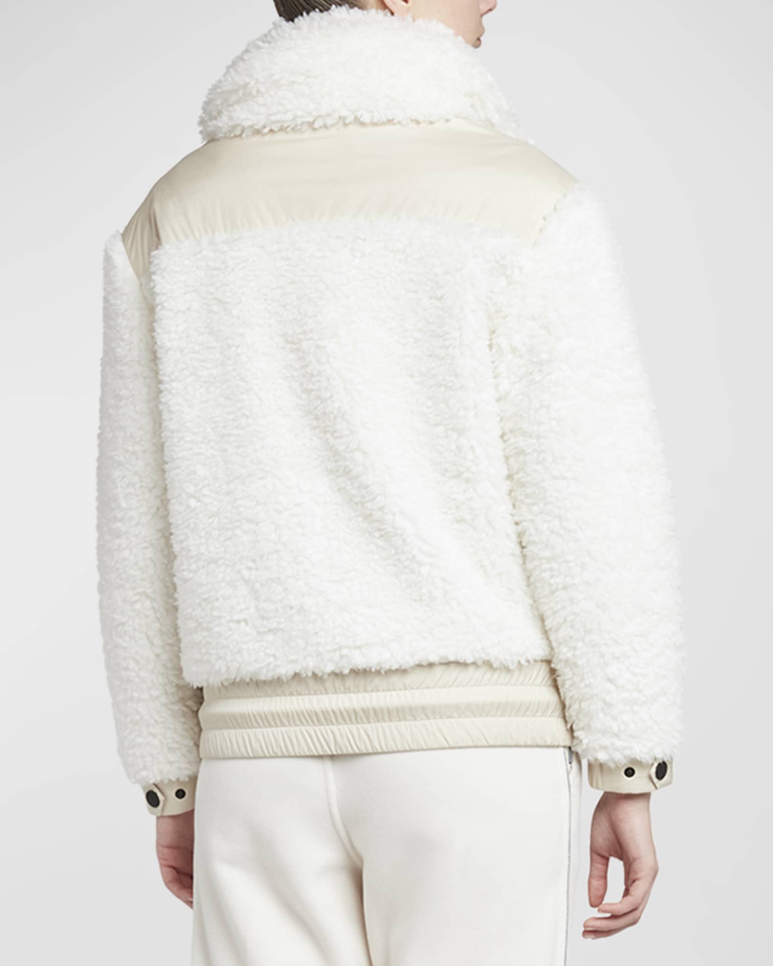 【本日特価】 Moncler Grenoble Teddy Fleece Puffer Jacket | Neiman Marcus 犬服・アクセサリー