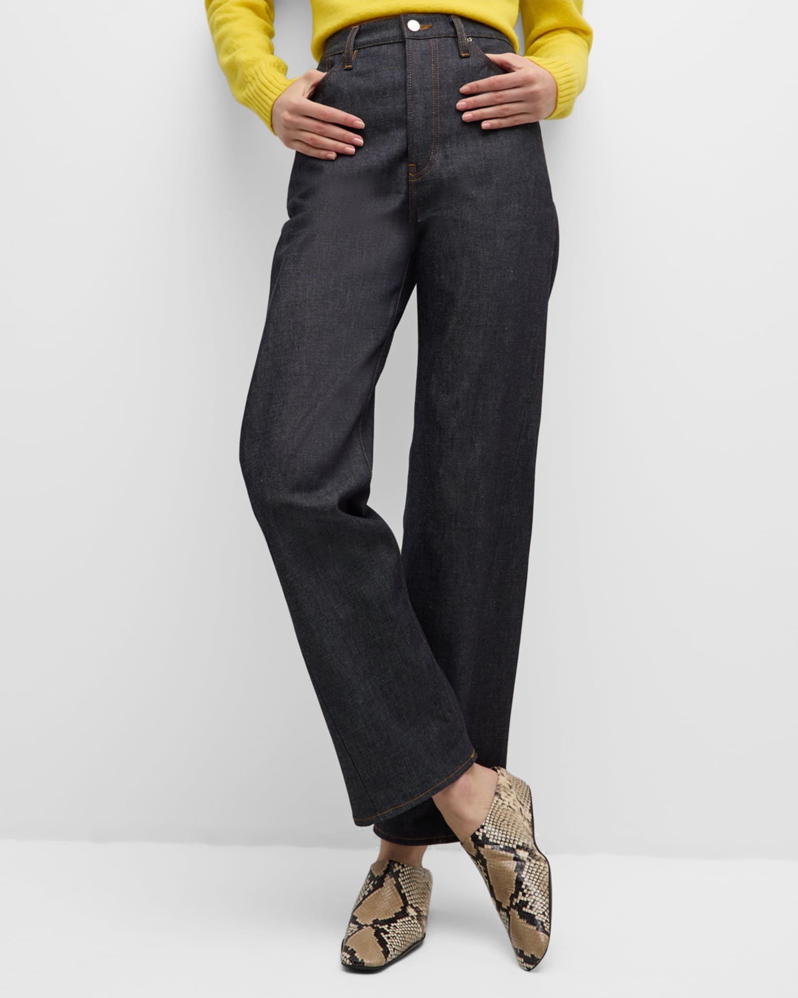 【toteme】★送料・関税込★Twisted Denim Pants Toteme Long Twisted Seam Denim Pants | Neiman Marcus