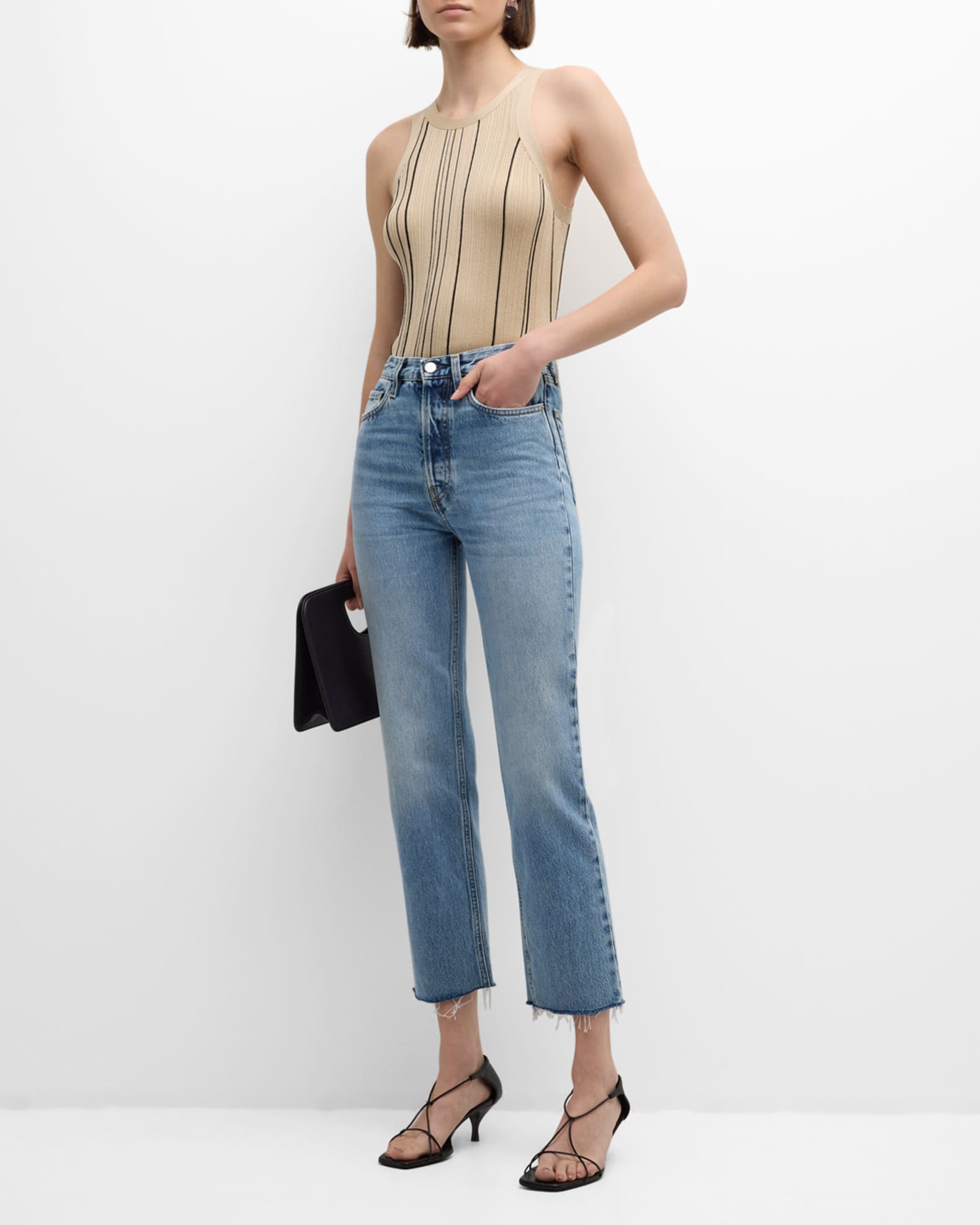 TOTEME｜JEANS (Classic Cut Denim (241-WRB2545-FB0046 068 Classic cut denim full length dark blue – TOTEME