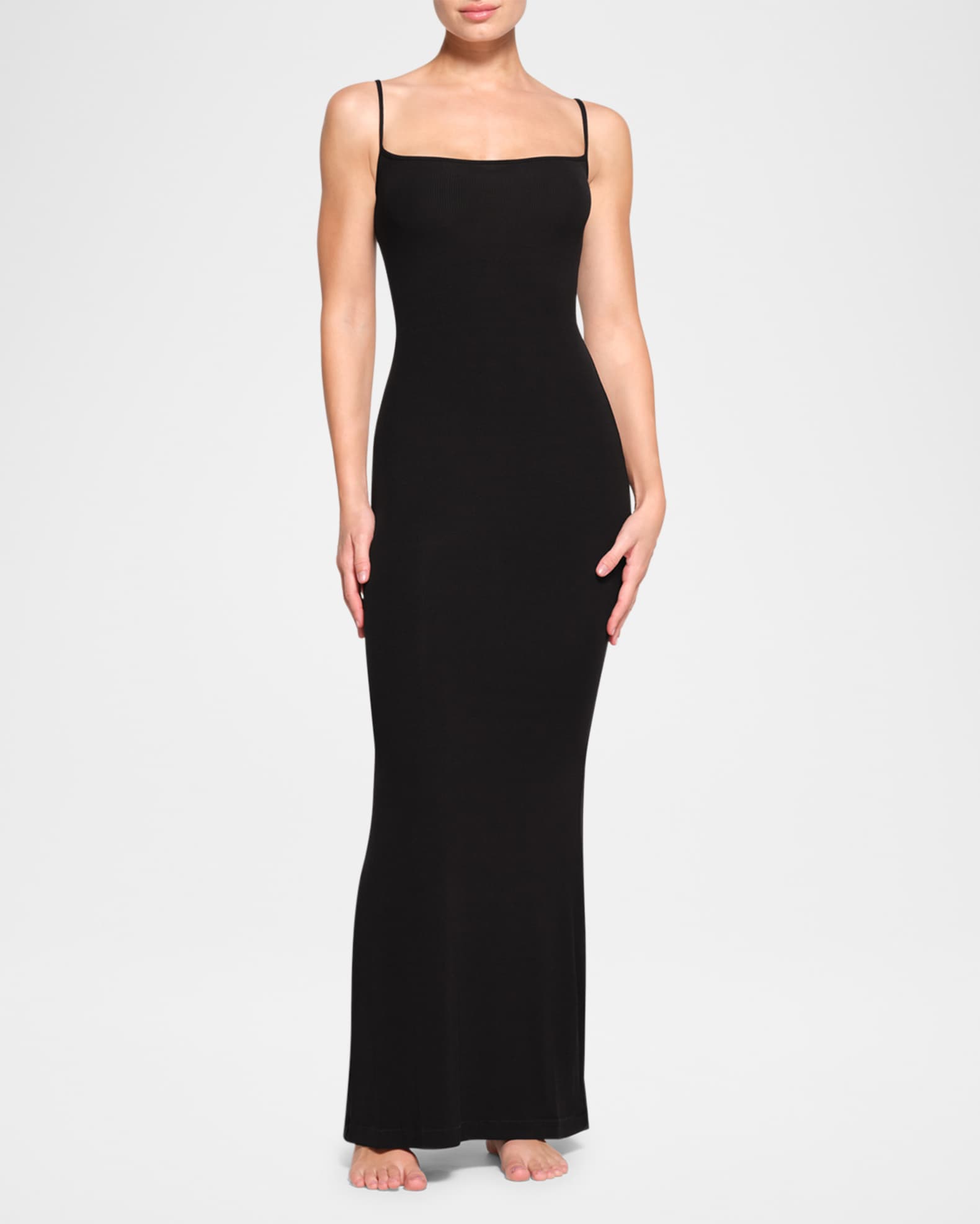 Soft Lounge Ribbed Maxi Slip Dress 1