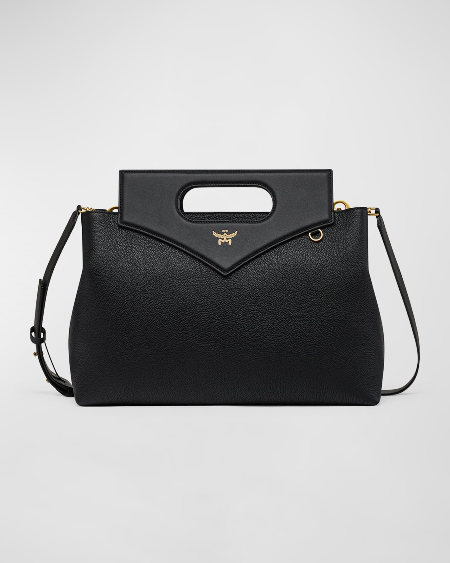 Milla Diamond Leather Tote Bag 0