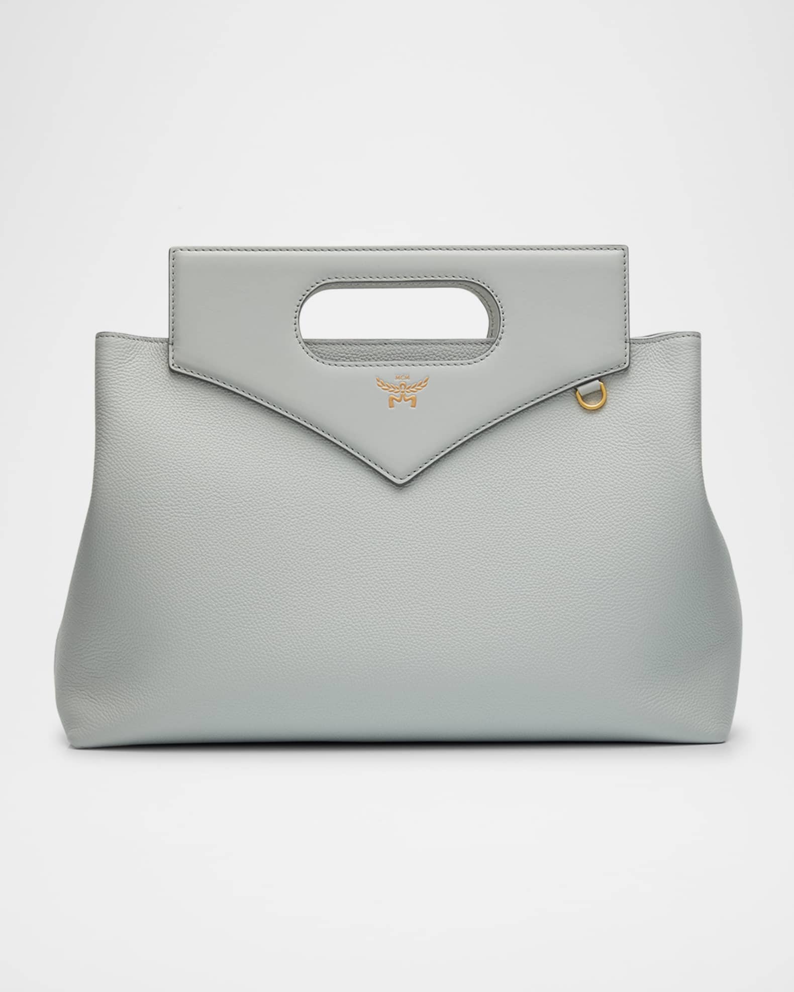 Grey mcm purse top