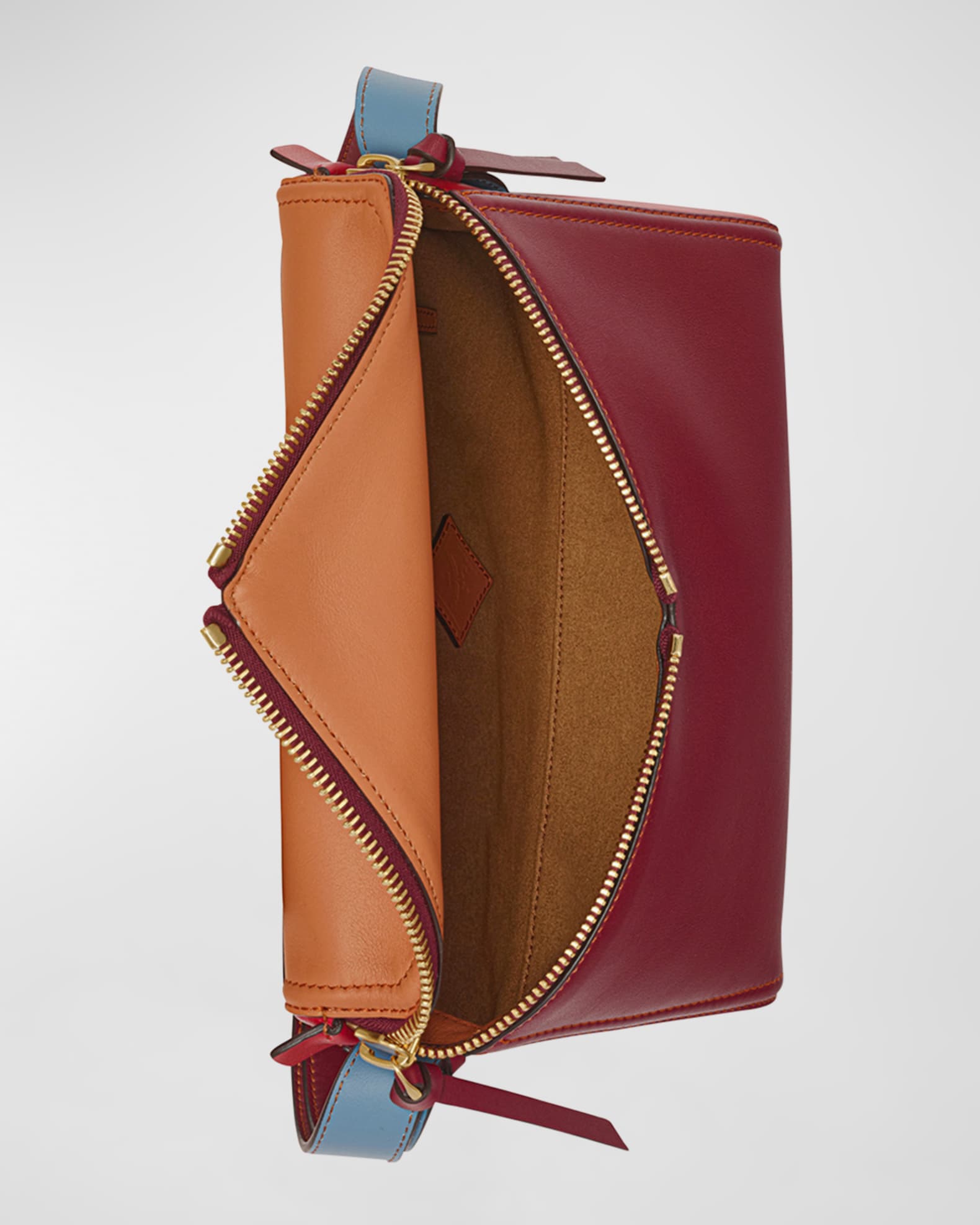 Mcm double zip crossbody 2025