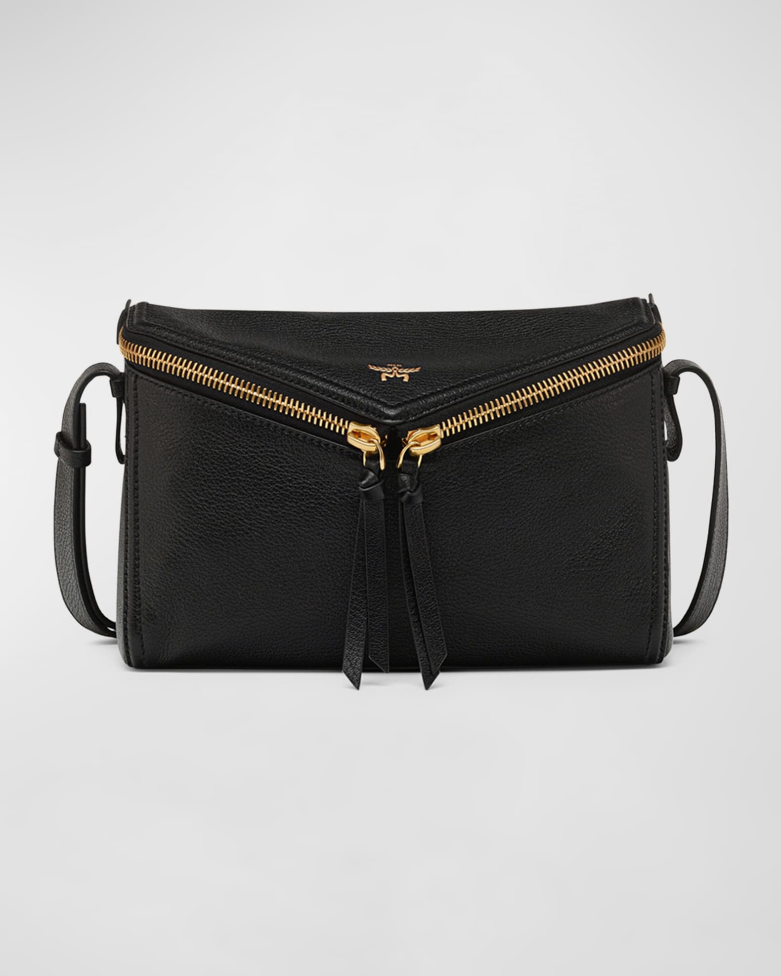 Zip Leather Shoulder Bag 0