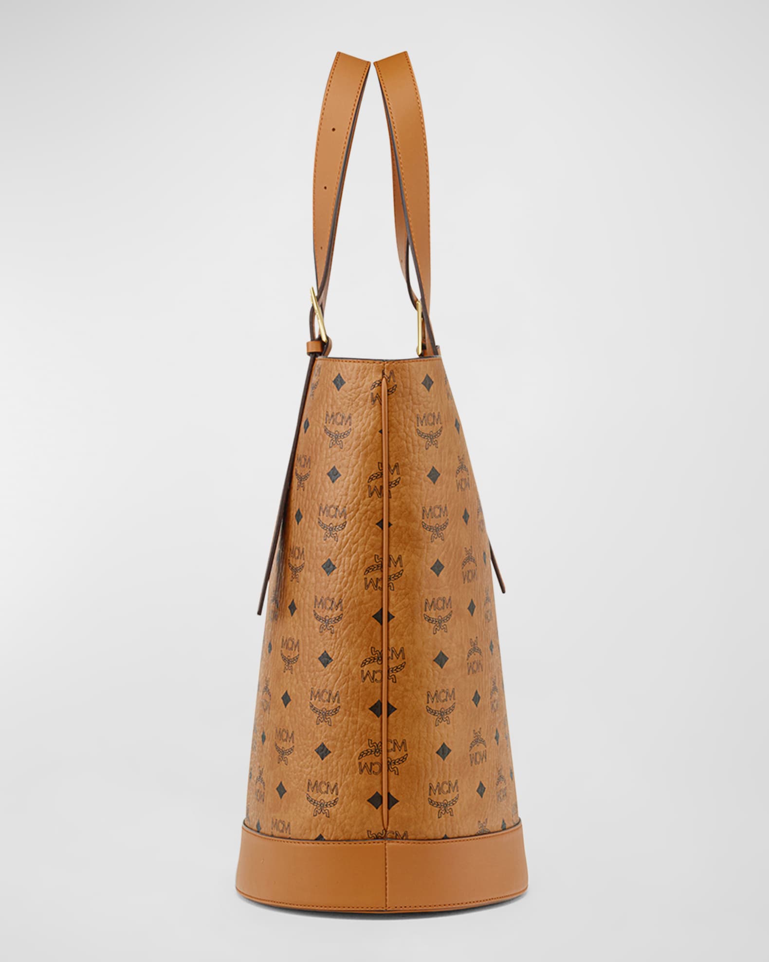 MCM Aren Medium Visetos Tote Bag Neiman Marcus