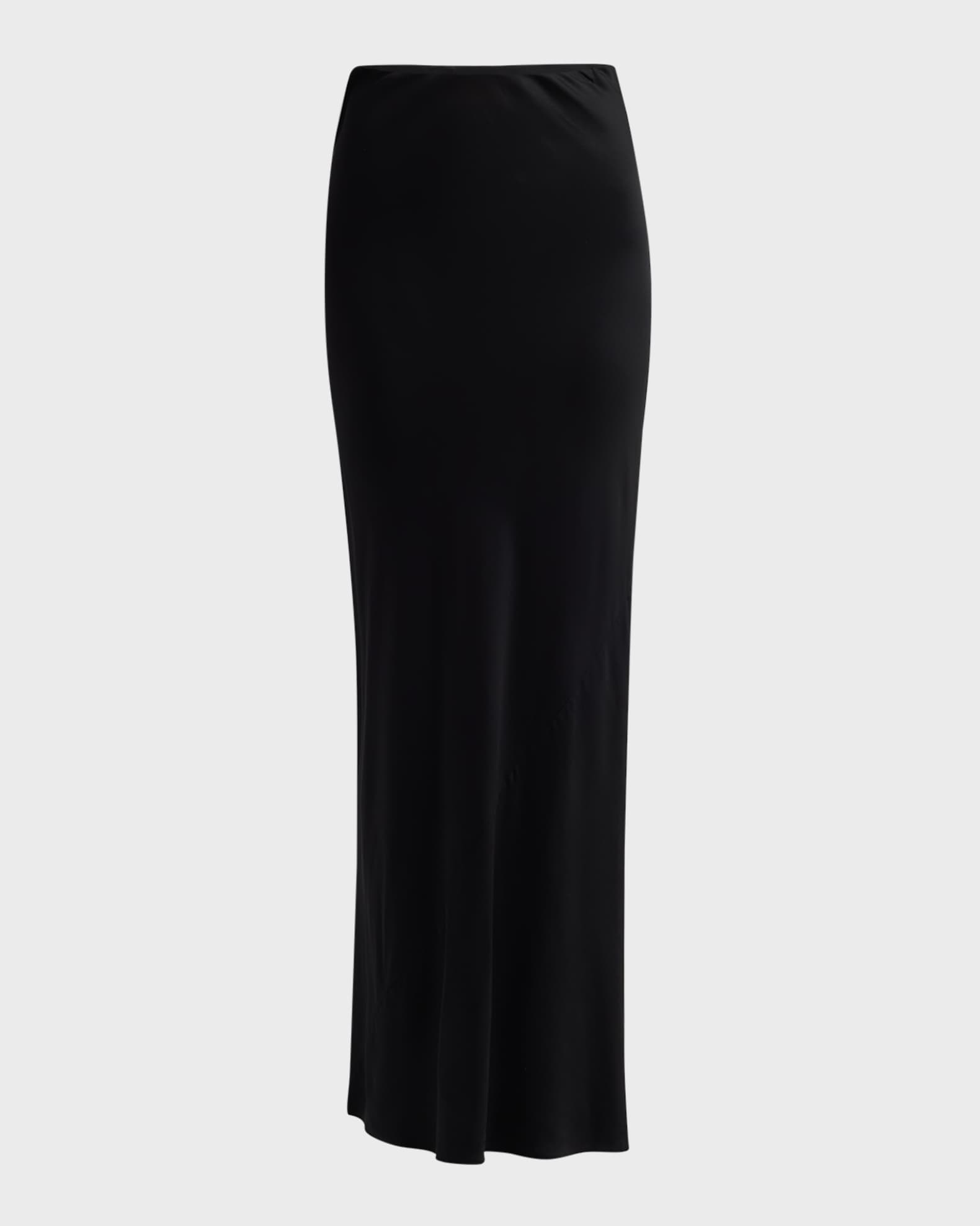 Greta Satin Maxi Skirt 0